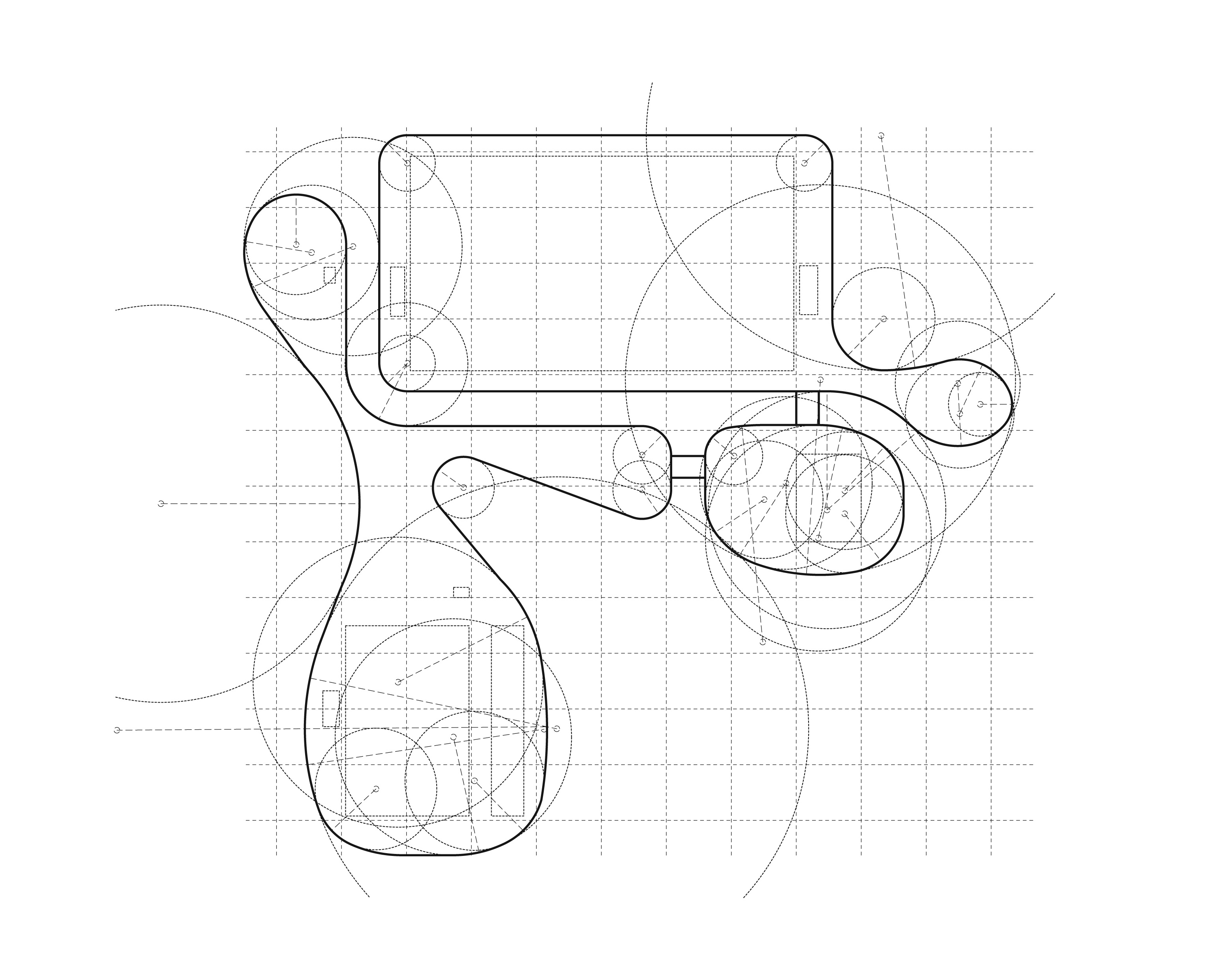 Kazuyo Sejima, Multifunctional Complex, Onishi, 2003. Digitally re-drawn vector plans