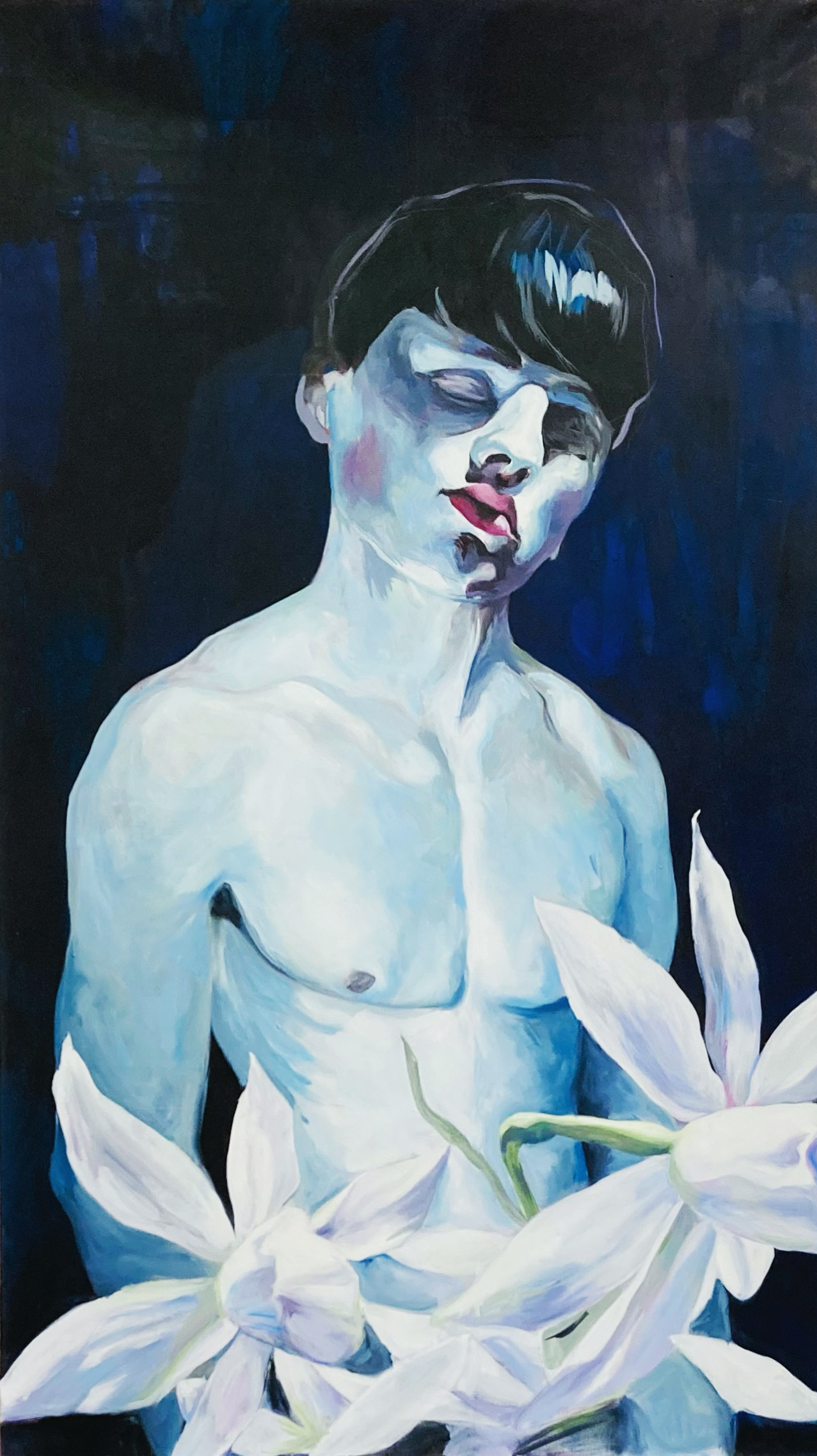 NarcissusÖl auf Leinwand, 110 x 190 cm, 2022