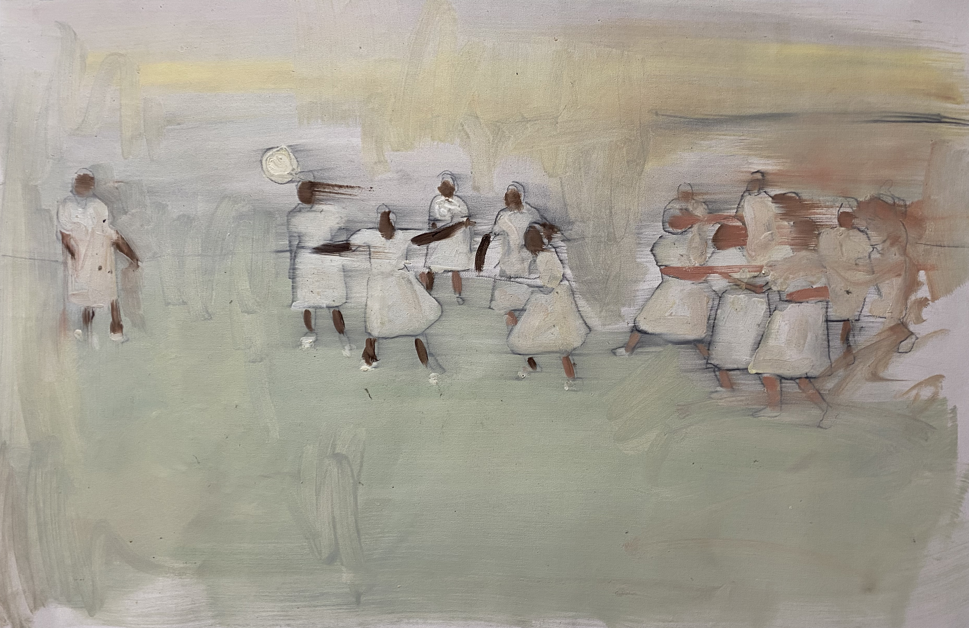13. Alexandria 2020 oil on canvas 33.5 x 21’ inches