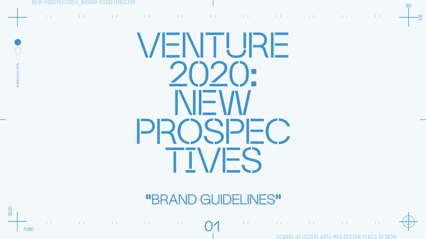Brand Guidelines for Venture 2020: New Prospectives