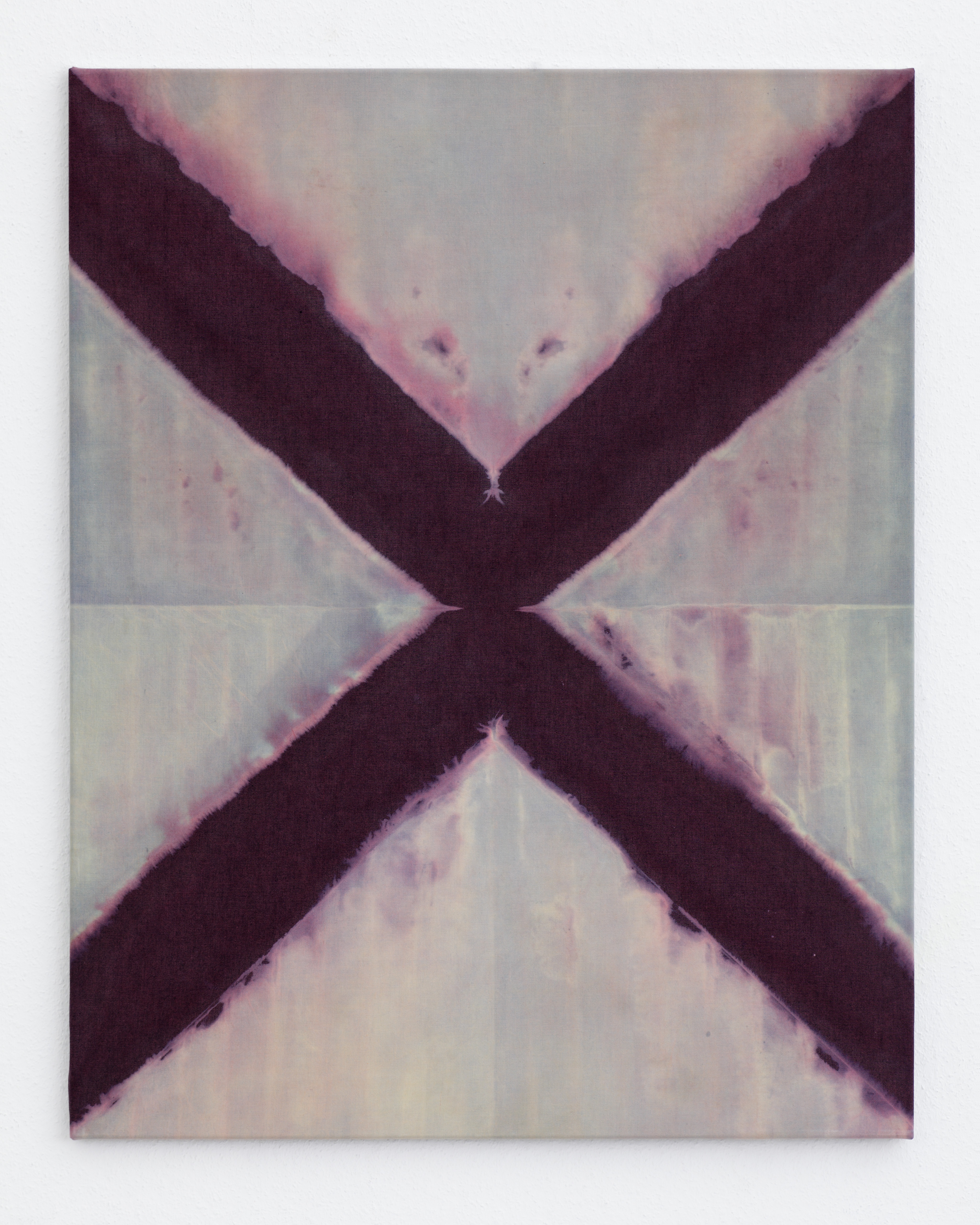 untitled, 108x85cm, bleach on denim, 2011