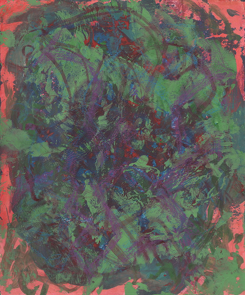 UntitledAcrylic, Watercolor, and Pastels on Paper 14x17”