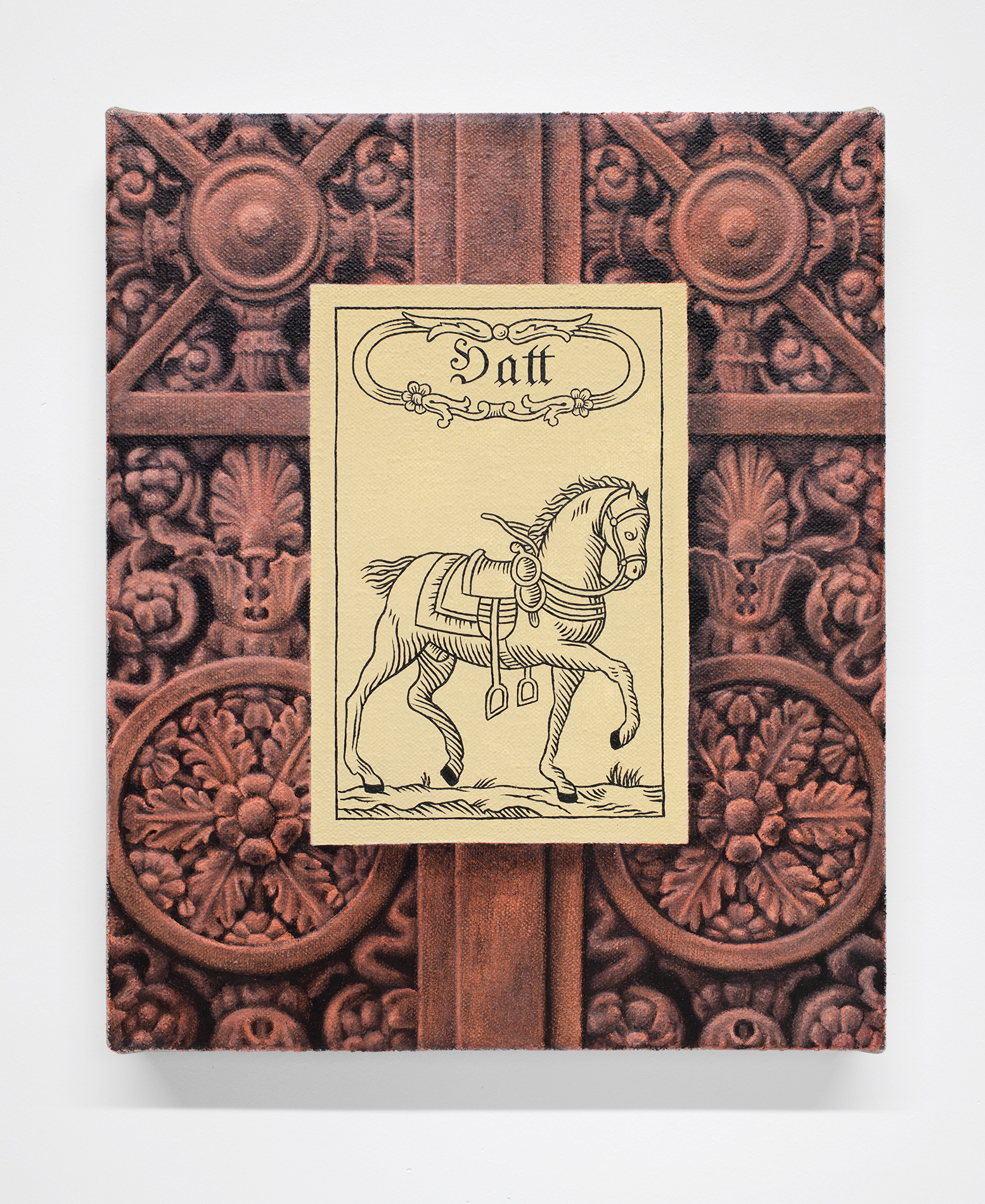 Hatt, 2025, Oil on linen, 10x12 inch.