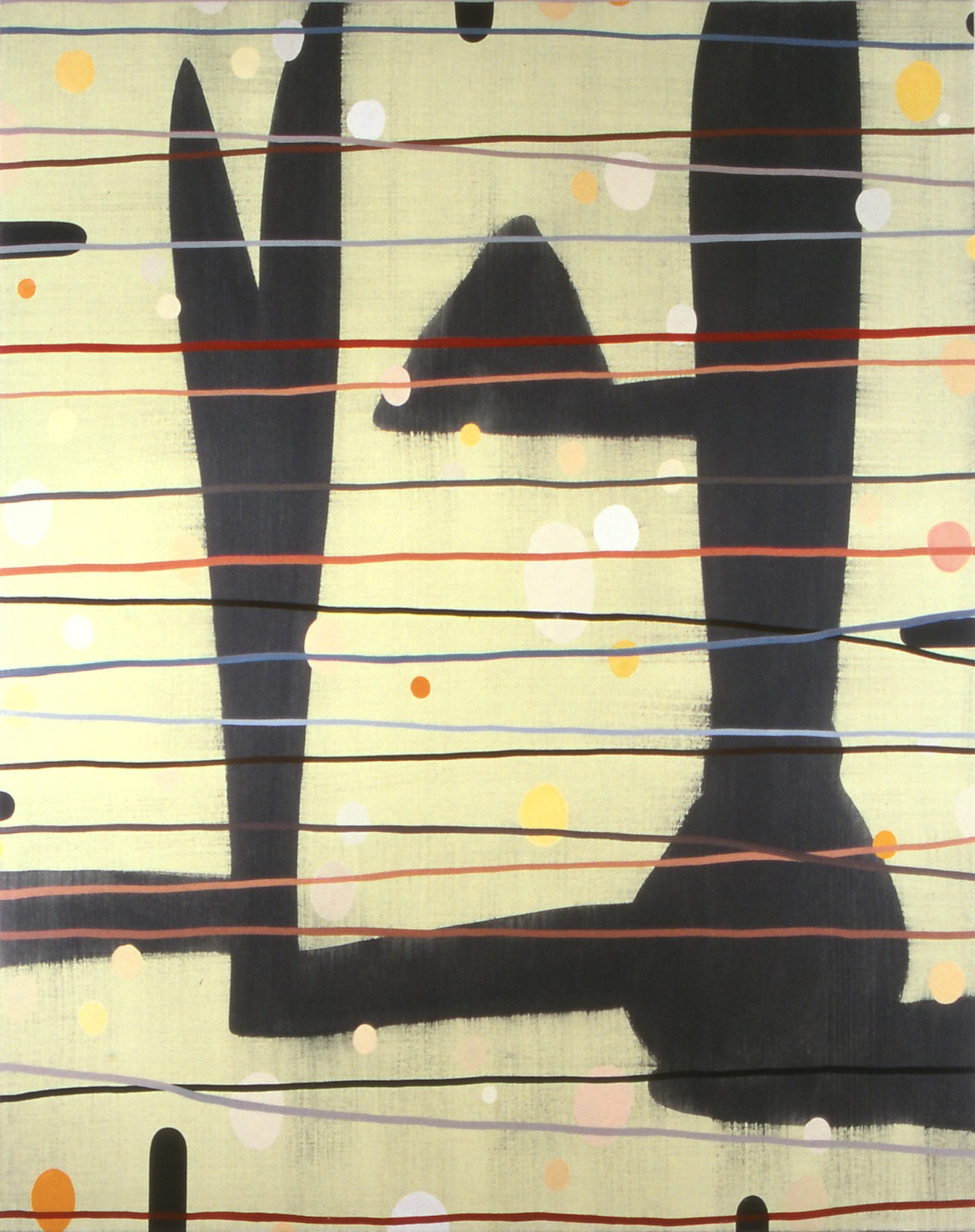 Untitled 2003, acrylic and oil on canvas, 200 x 160 cm, collection Heden