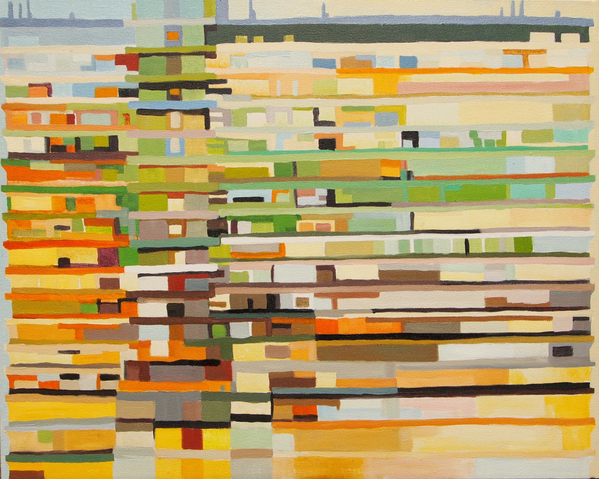 Paul's Tower No.1 - 70cm x 57cm - oil on canvas SOLD