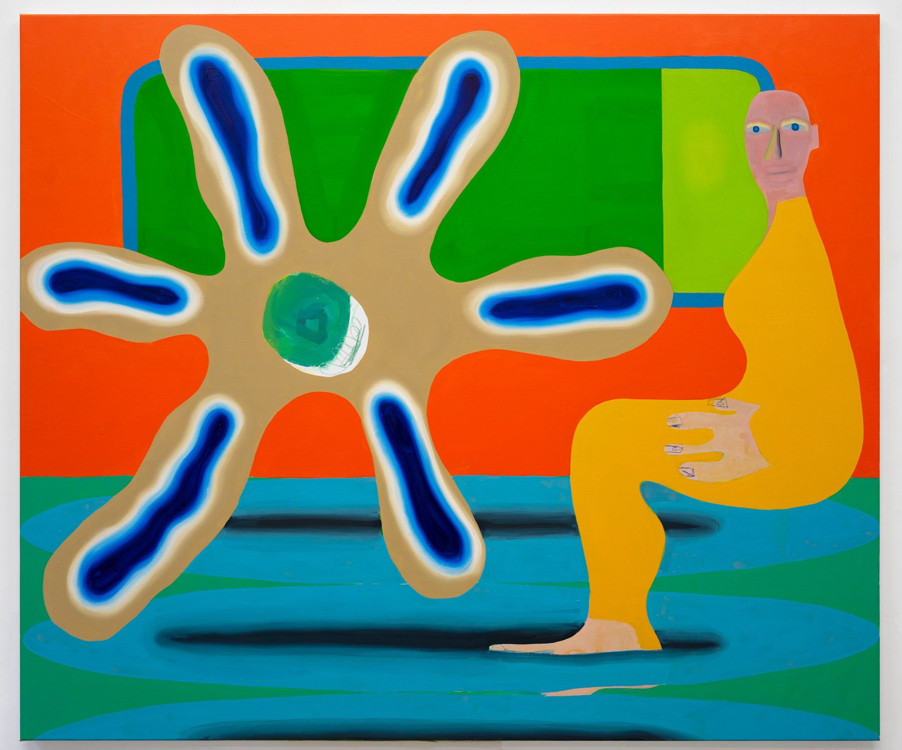 The Overload, 2022 Oil and acrylic on canvas180 x 140 cm