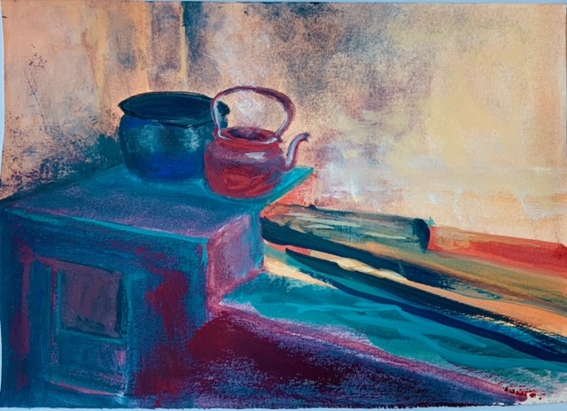 Exercício 03 | 15cm x 21cm | Dorise Ehrlich | 2020 | Guache