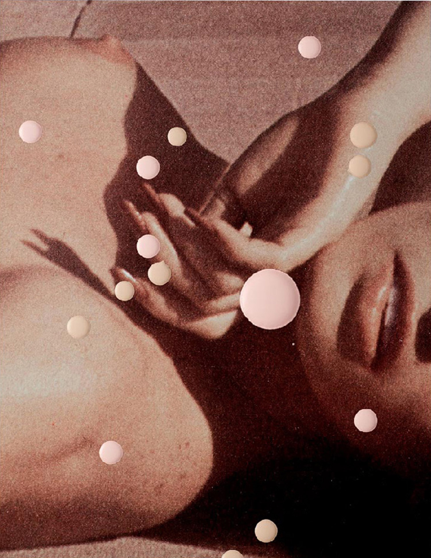 Neutral makeup drips on compelling backgrounds for Pan & The Dream styled by KMA Texture Stylist Sara Wacksman