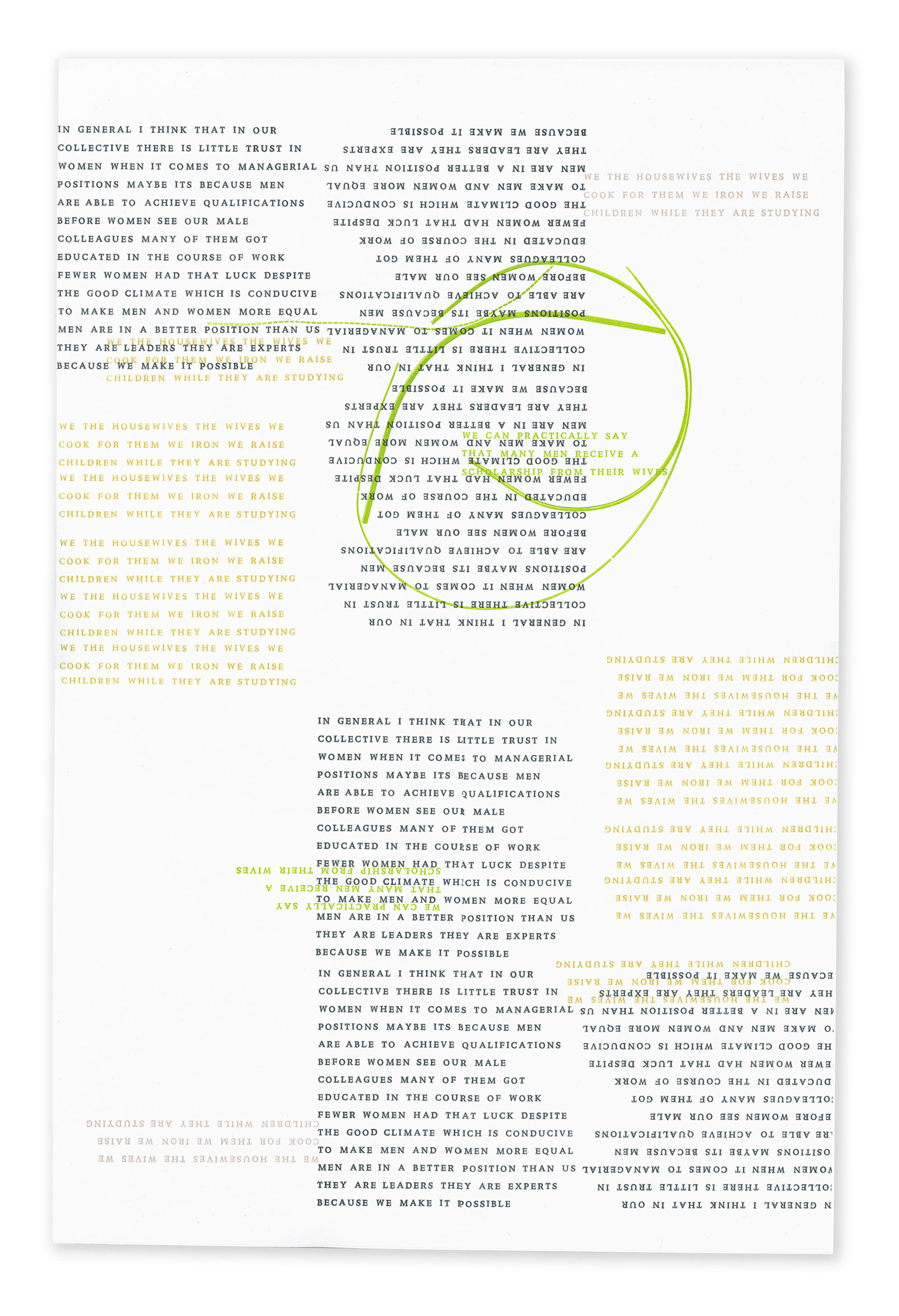 scholarship, 12x19 in