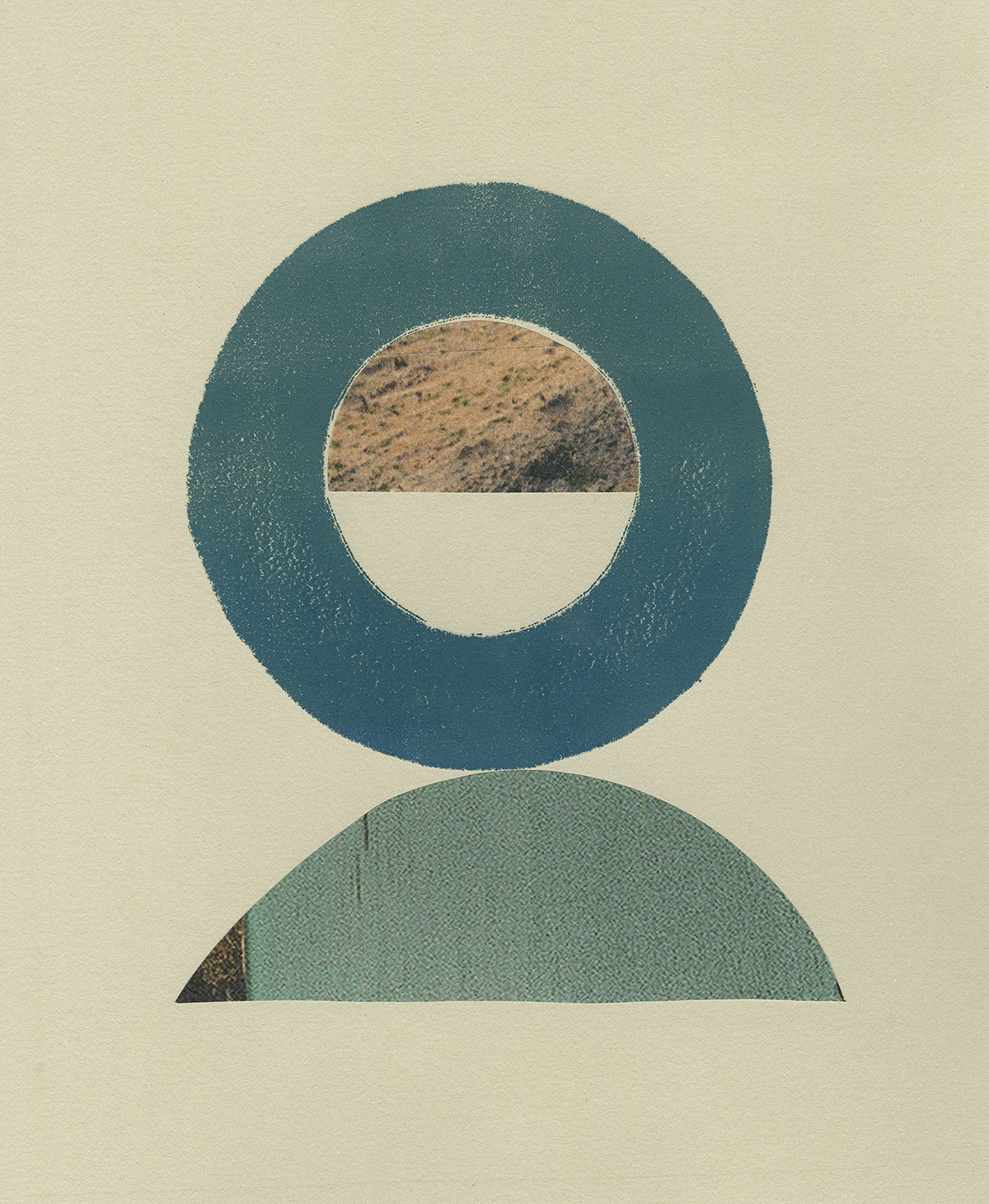 Cycle 01, 2017, newsprint & ink on paper