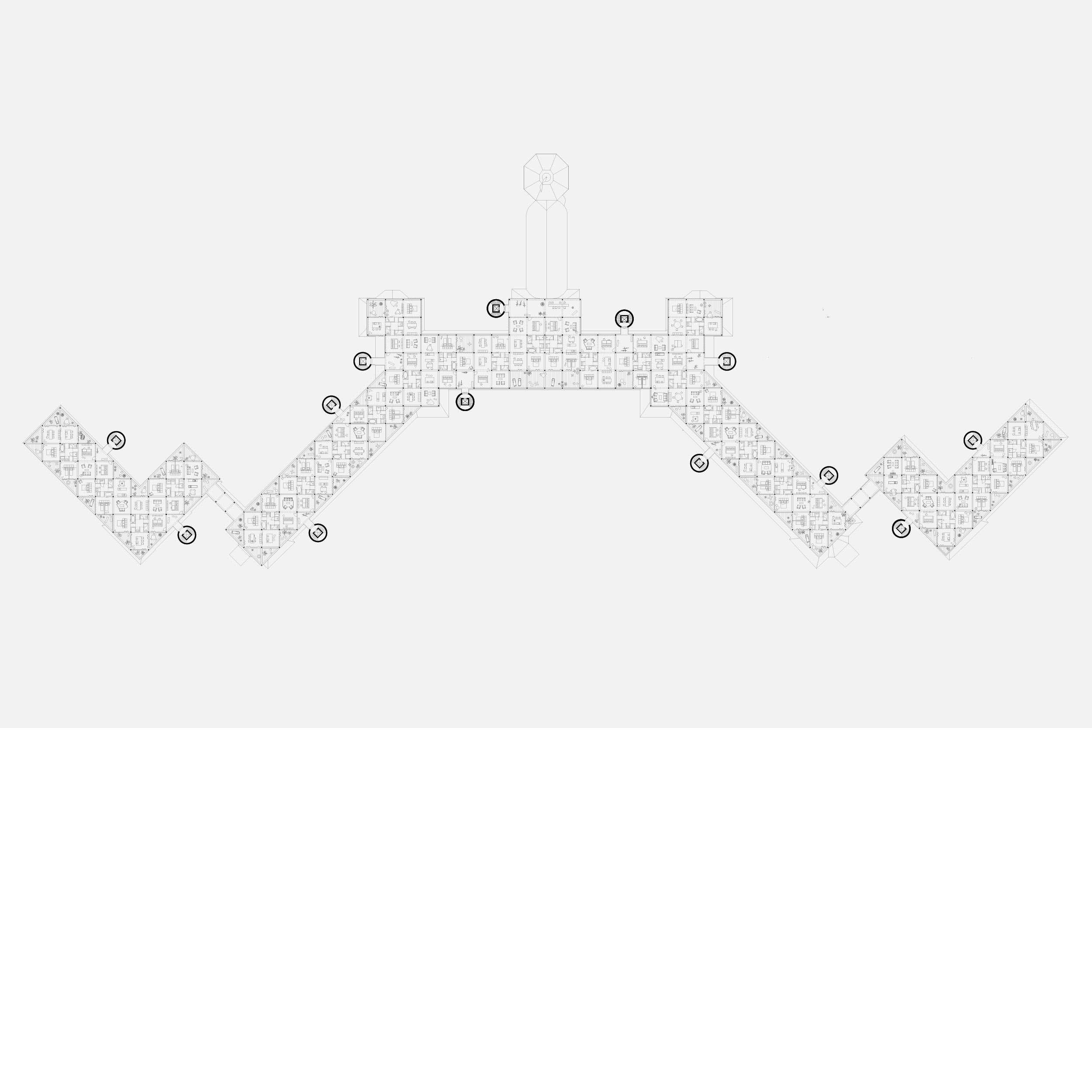 WOHNEN IM DENKMAL, Design Study for the Conversion of the Karlsruhe Palace into Living Space, Karlsruhe / DE, 2022