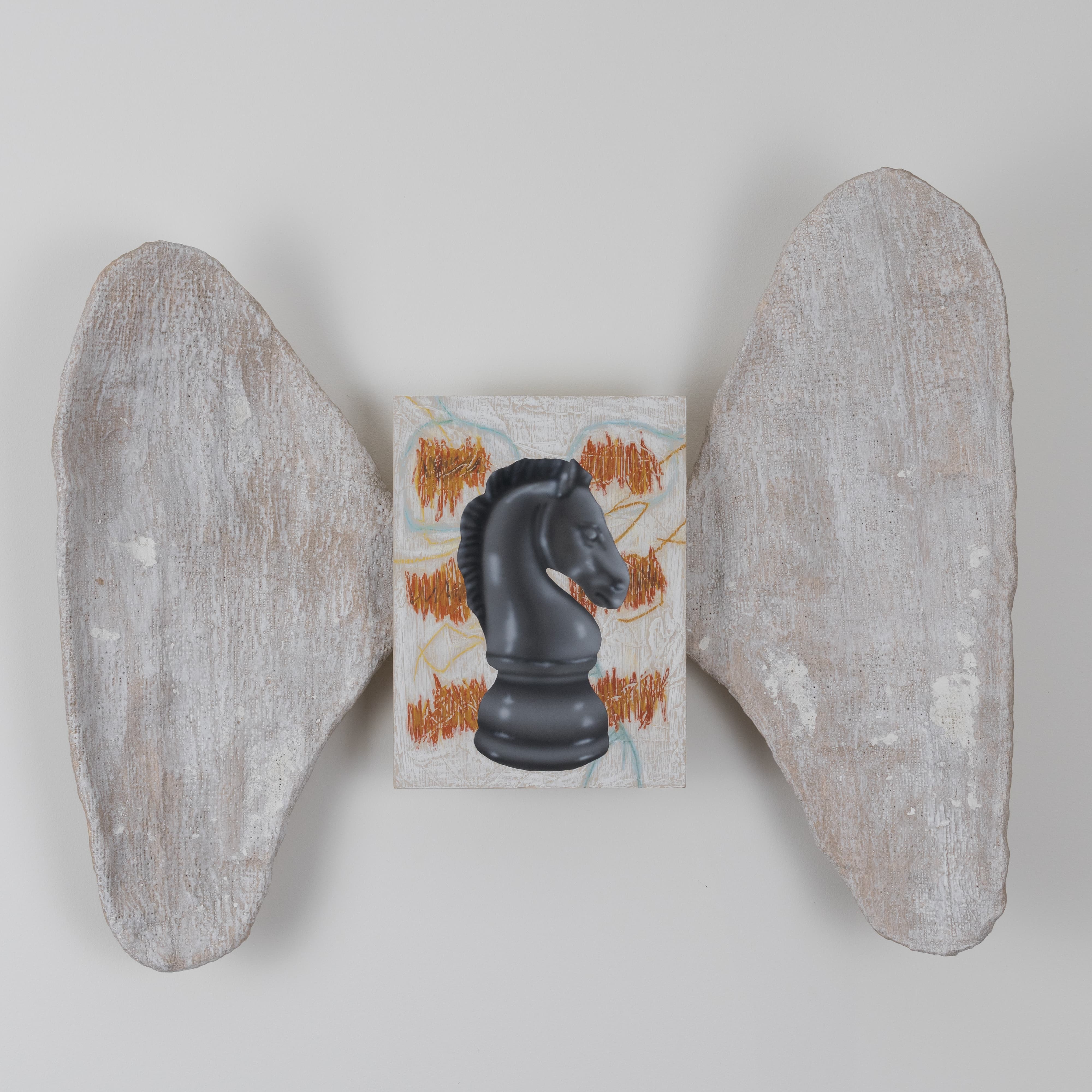Checkmate // Mixed Media on Board // 48x39cm // 2023