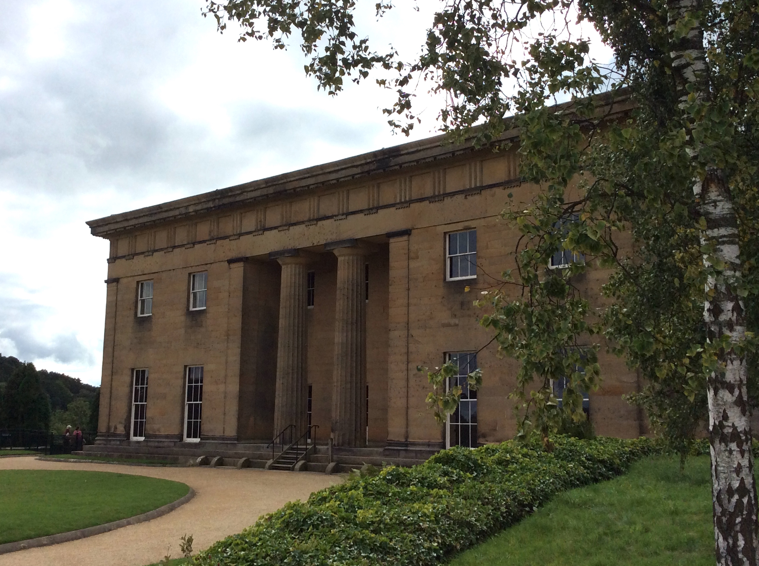Belsay Hall main entrance: columns and dimensions are closely based on the Theseion.