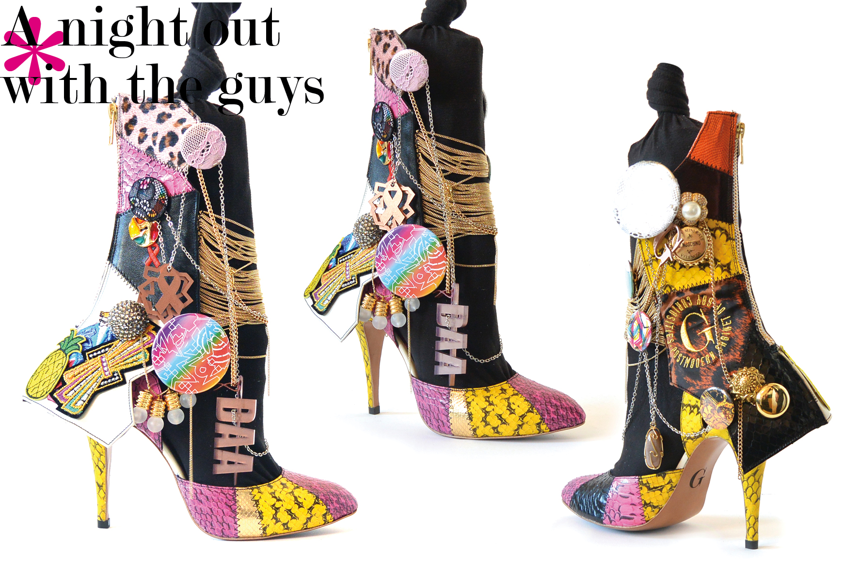 A night out with the guys left foot Leg Piece Prototype