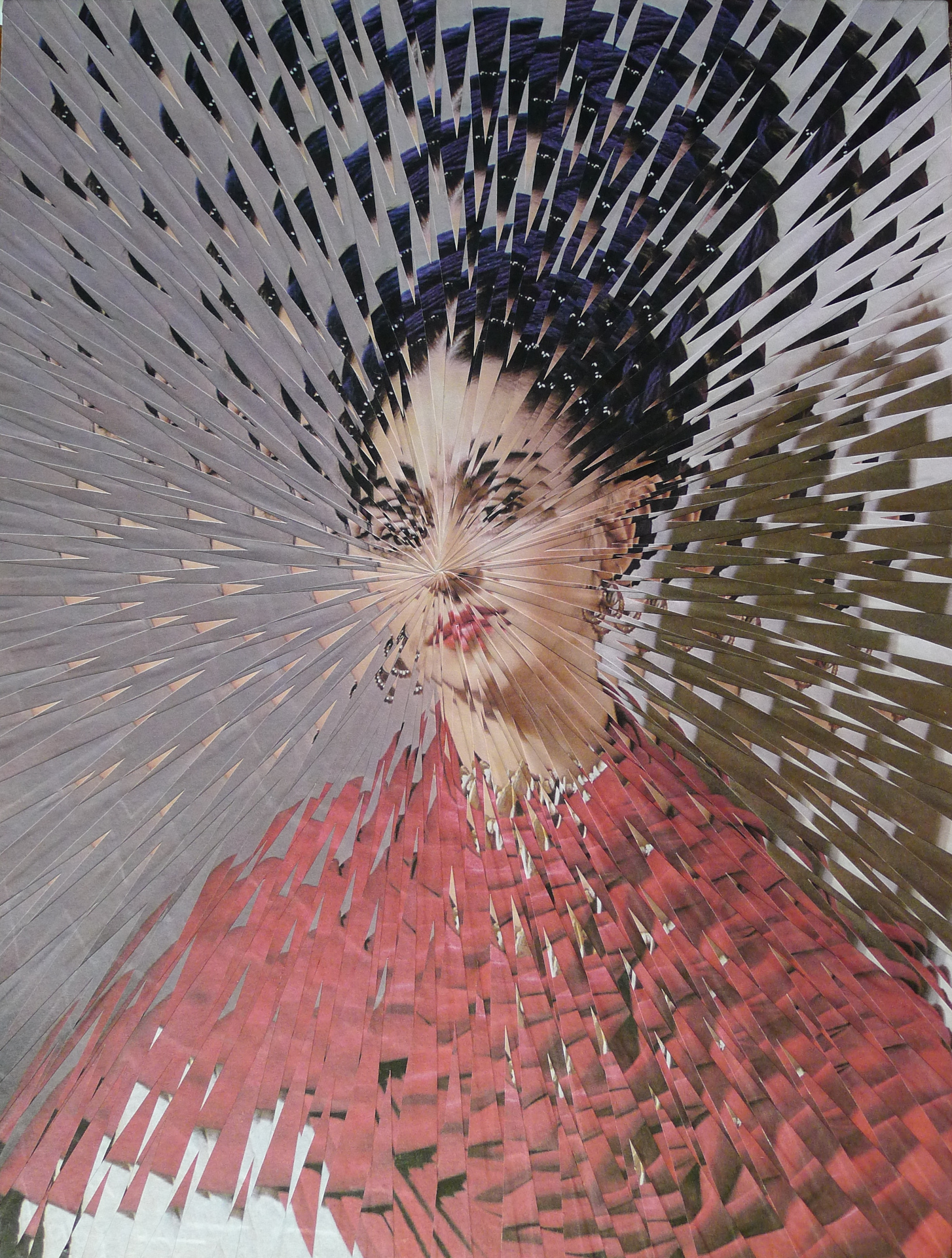 Exploded Frida Kahlo, 2013, 11.6 x 16.5 inches