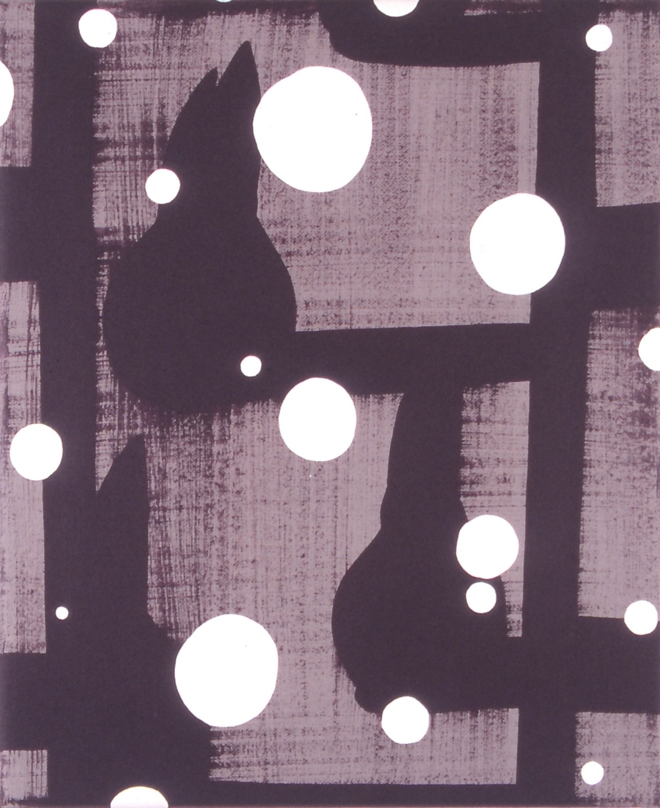 Untitled 2003, acrylic on canvas, 30 x 25 cm, private collection 