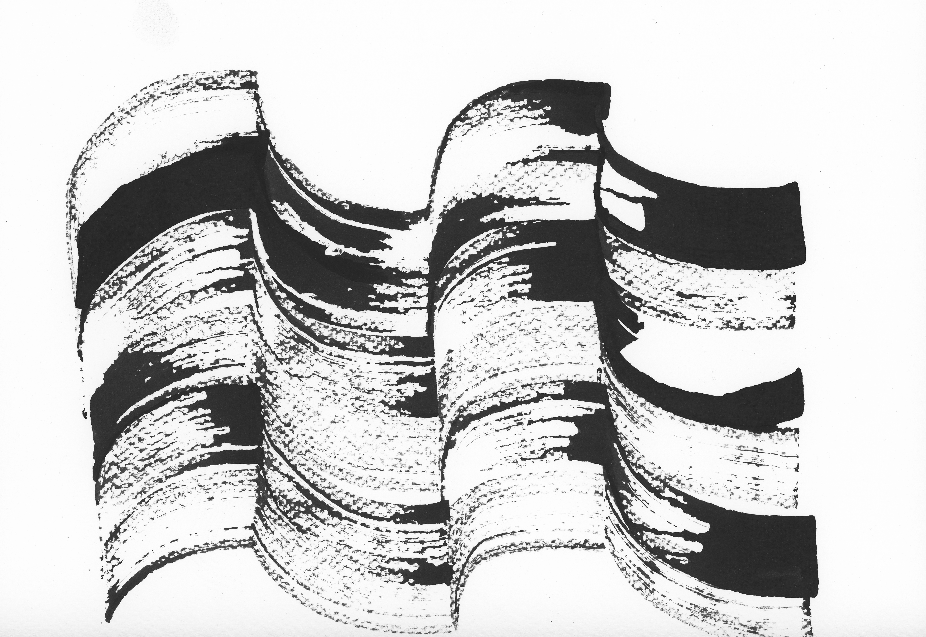 Wave  No 28, 12x9″