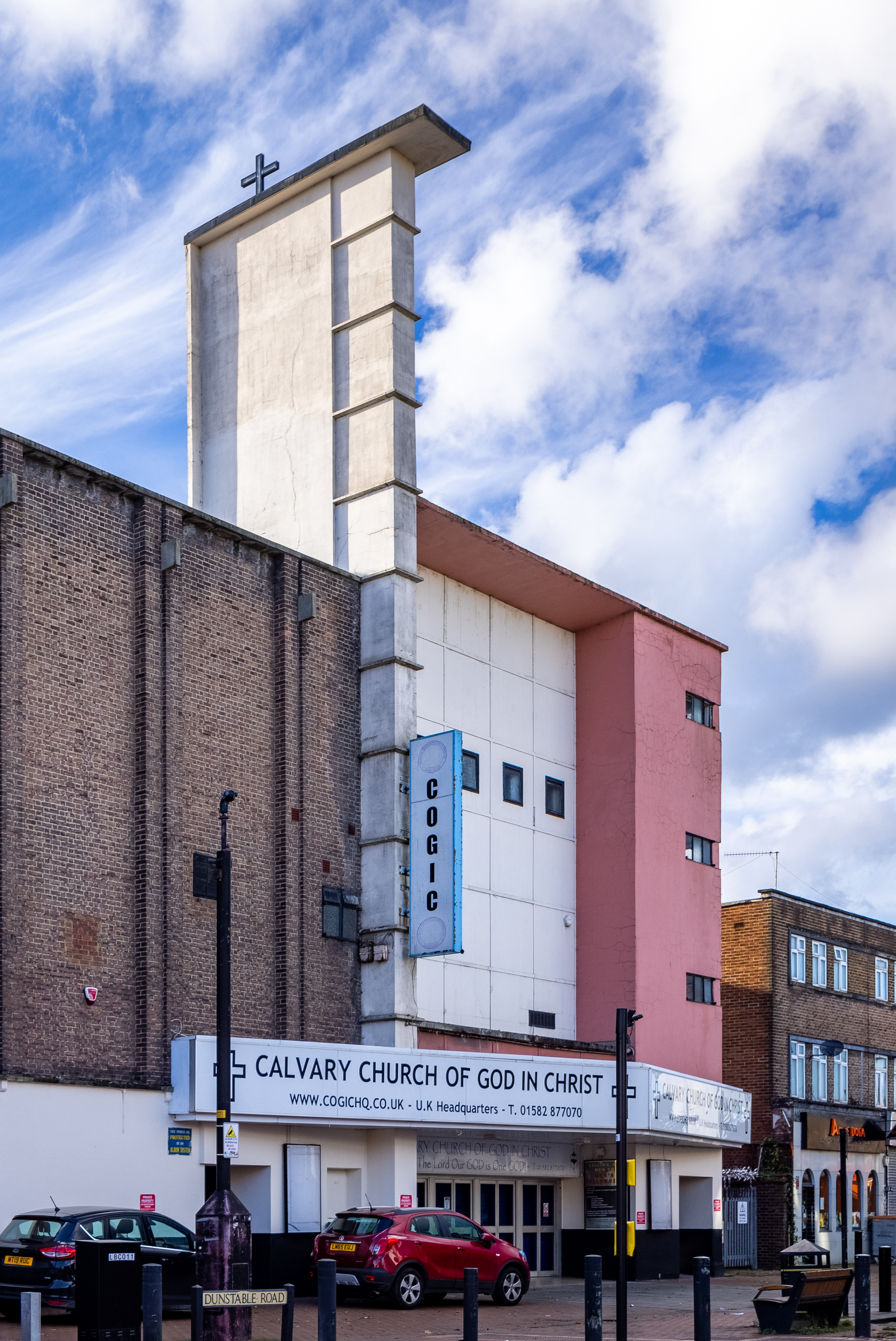 Calvary Church of God in Christ, Former Odeon, 1937, Dunstable Road, Luton, Bedfordshire.