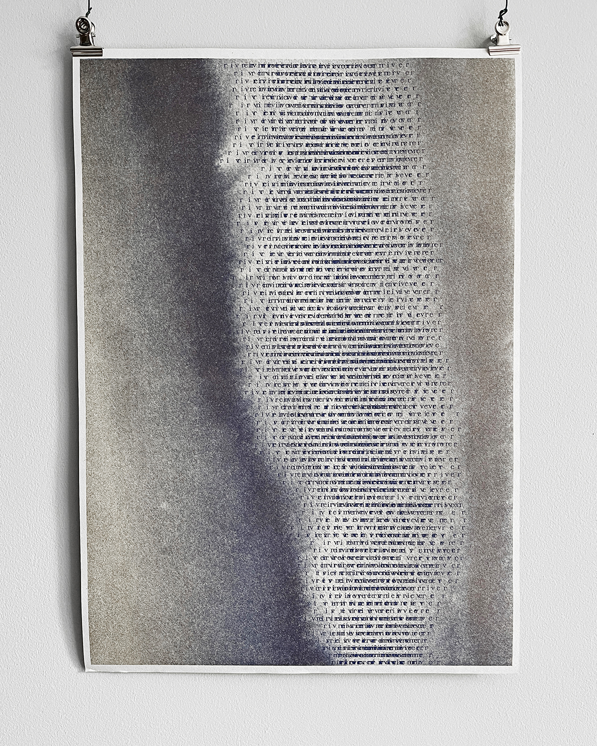 Sef, R i v e r, risograph print, A3, 2025, £30