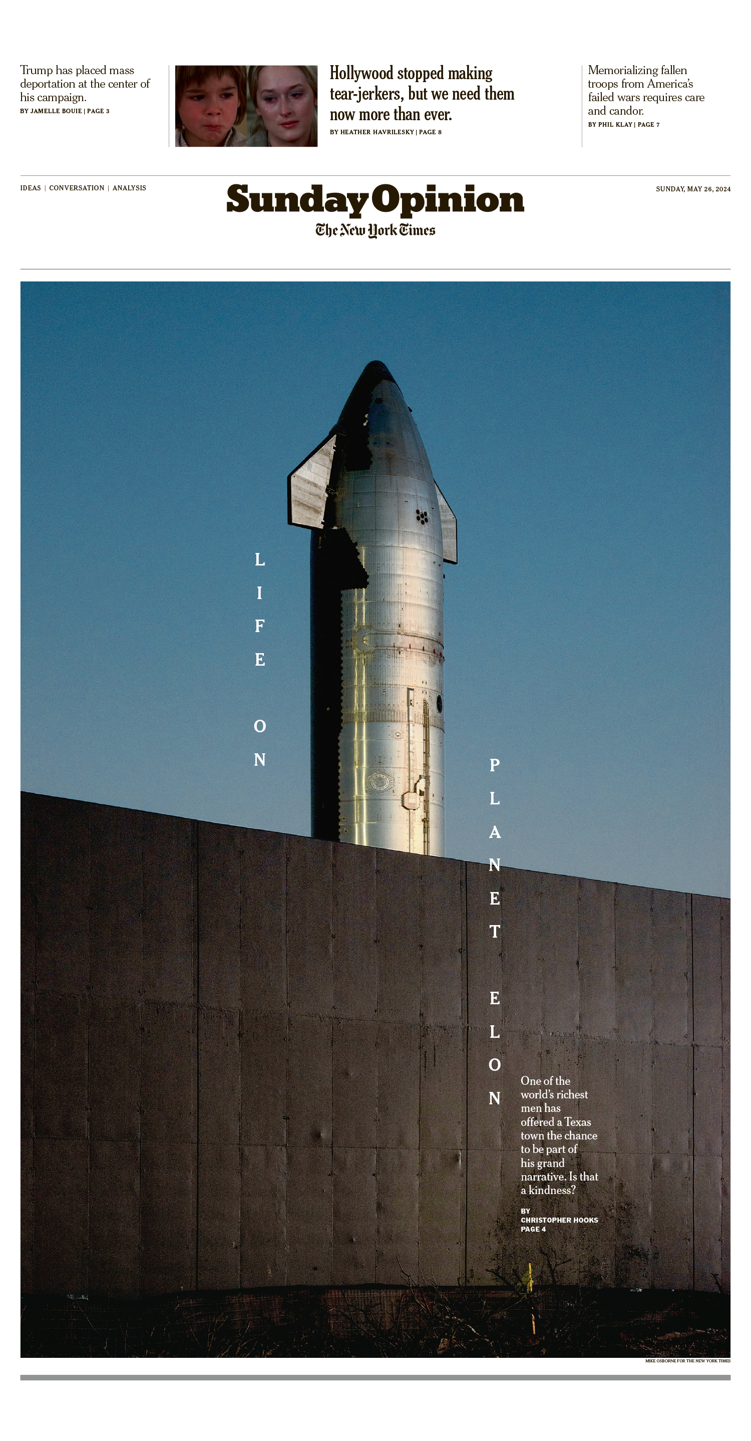 Photograph by Mike Osborne