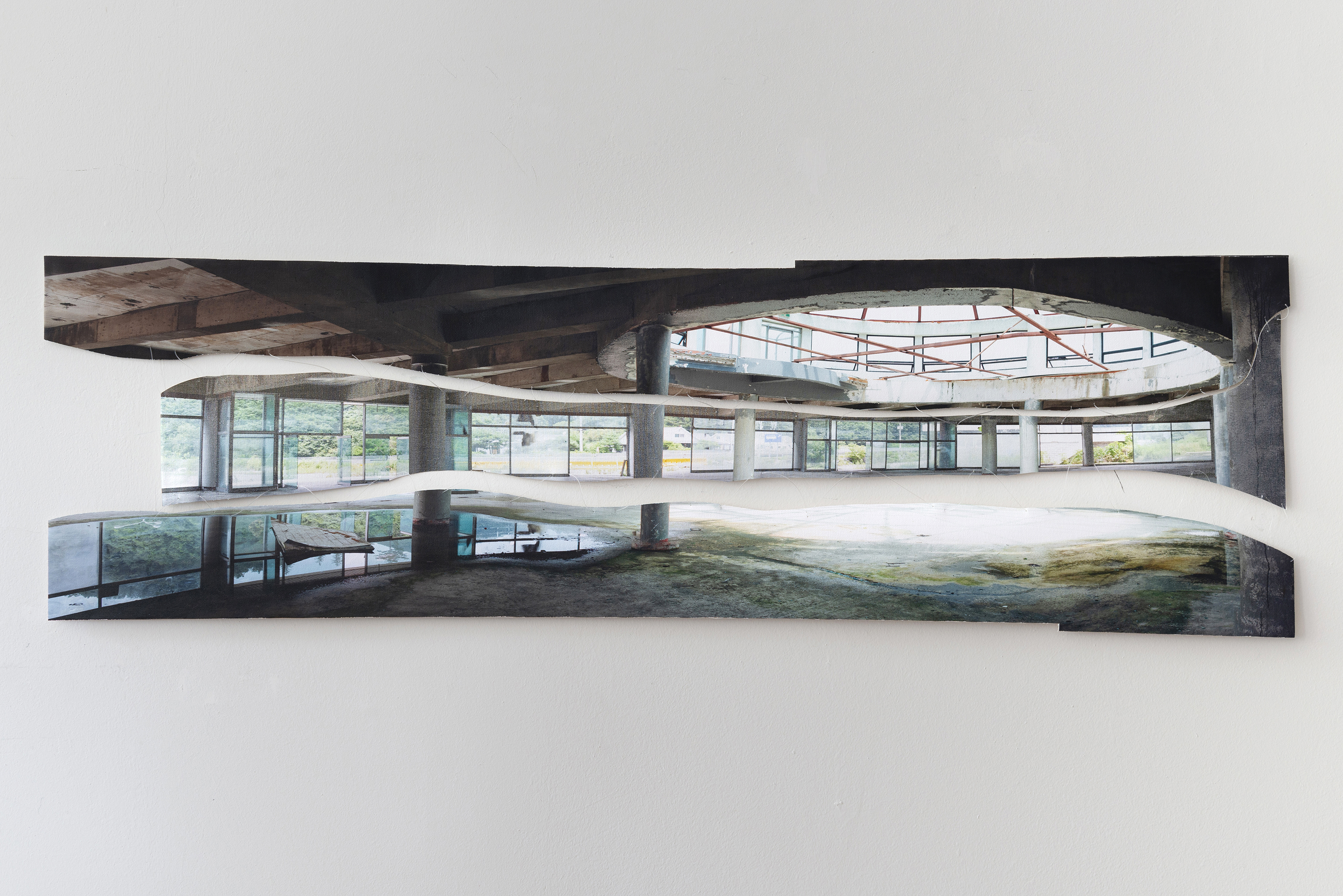  riveted_mirrored, 38 x 11.5 inches