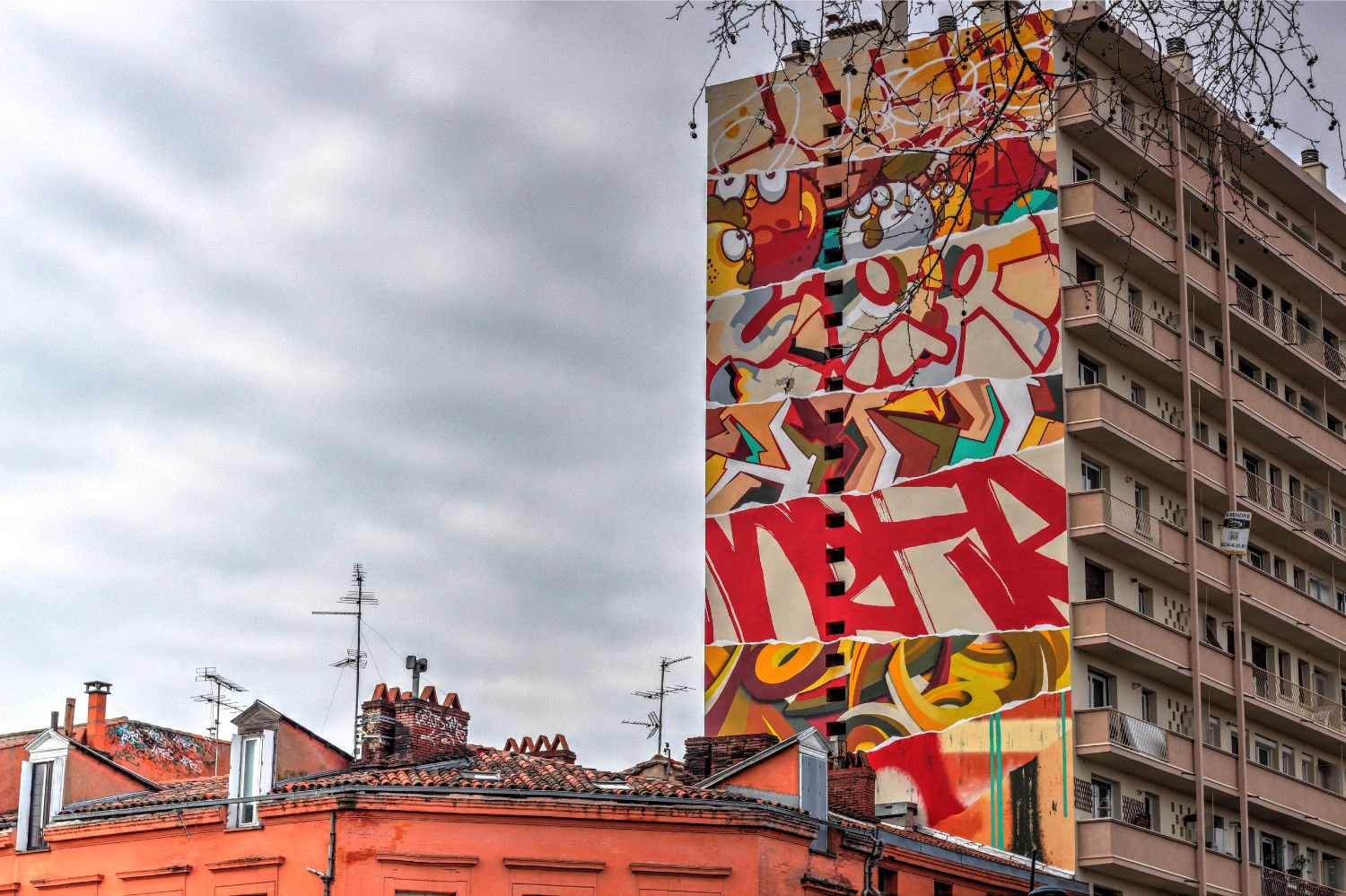 fresque graffiti toulouse