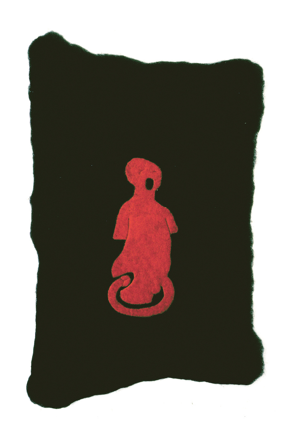 Butt-Fuck, 2000, 48cm b x 65cm h, Feltpiece handfelted wool