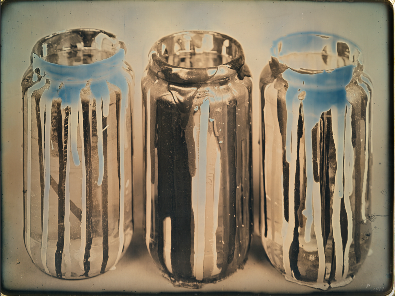 Daniel Carrillo, Paul Komada’s Jars, 2017, daguerreotype, 6 1/2 x 8 1/2 in.