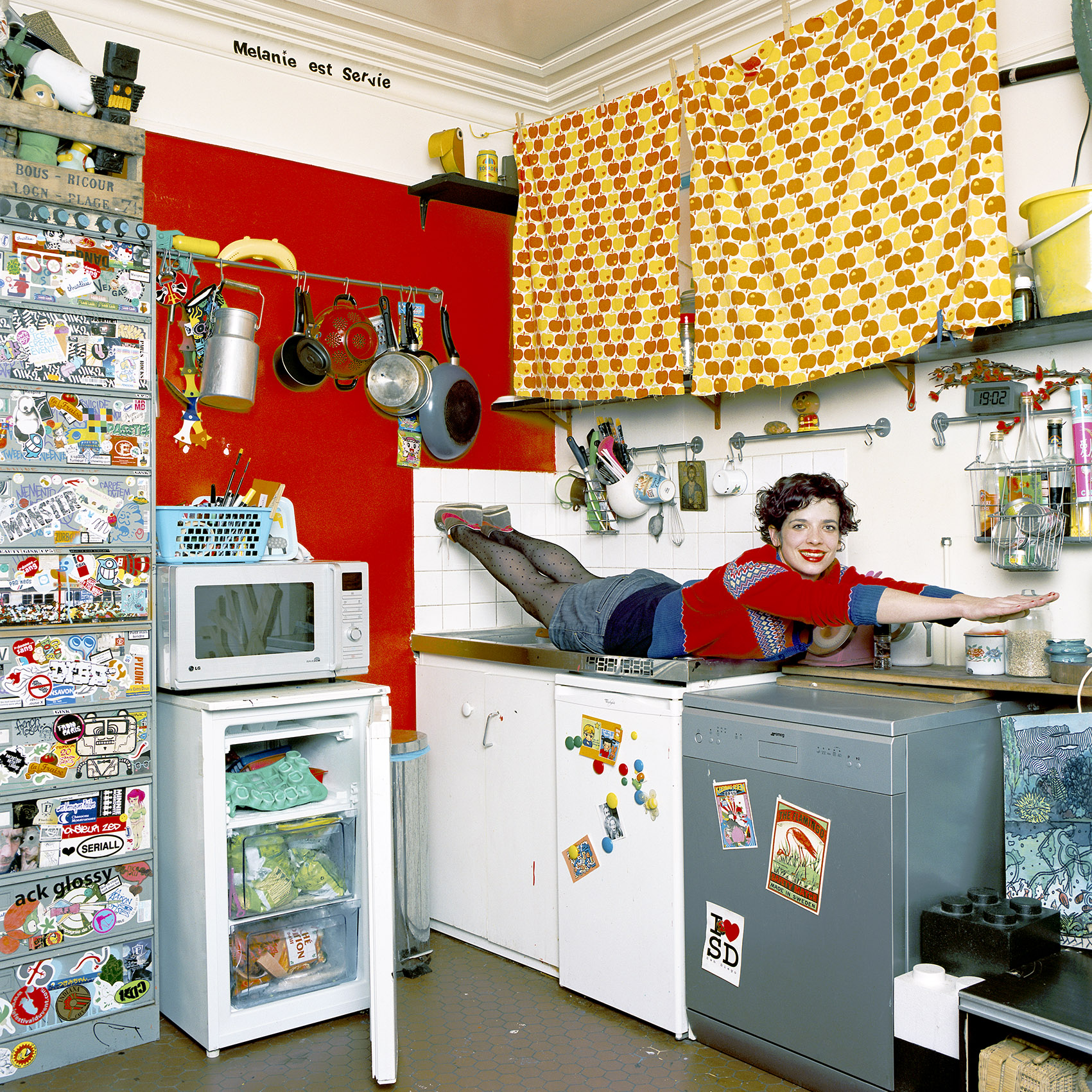 Mélanie, speech therapist, marché Saint-Pierre, 18th