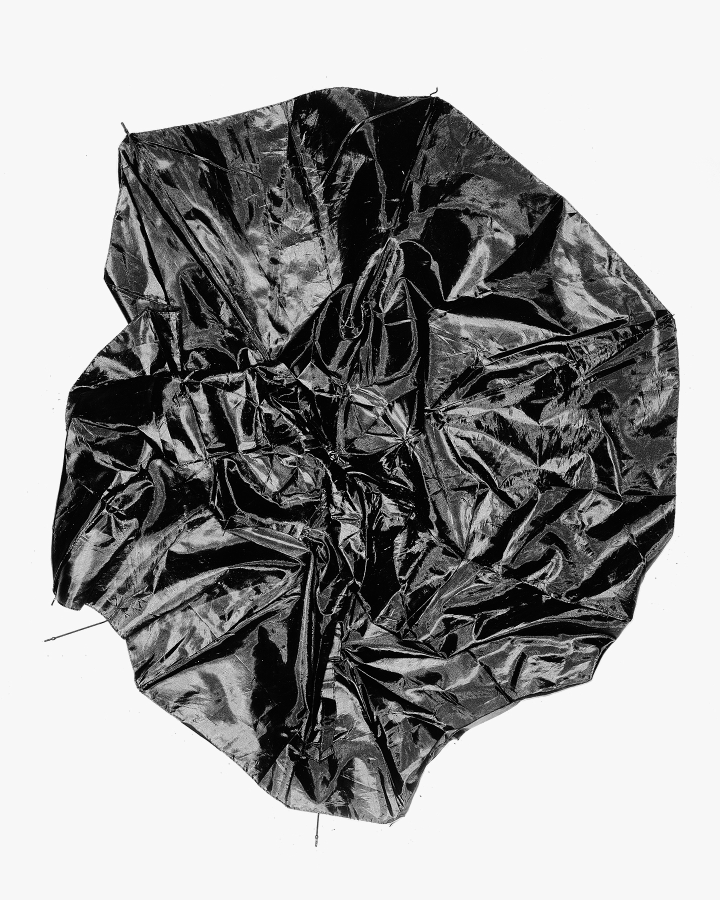 Broken Umbrellas, New York, 11"x14", Carbon Pigment Print, 1995