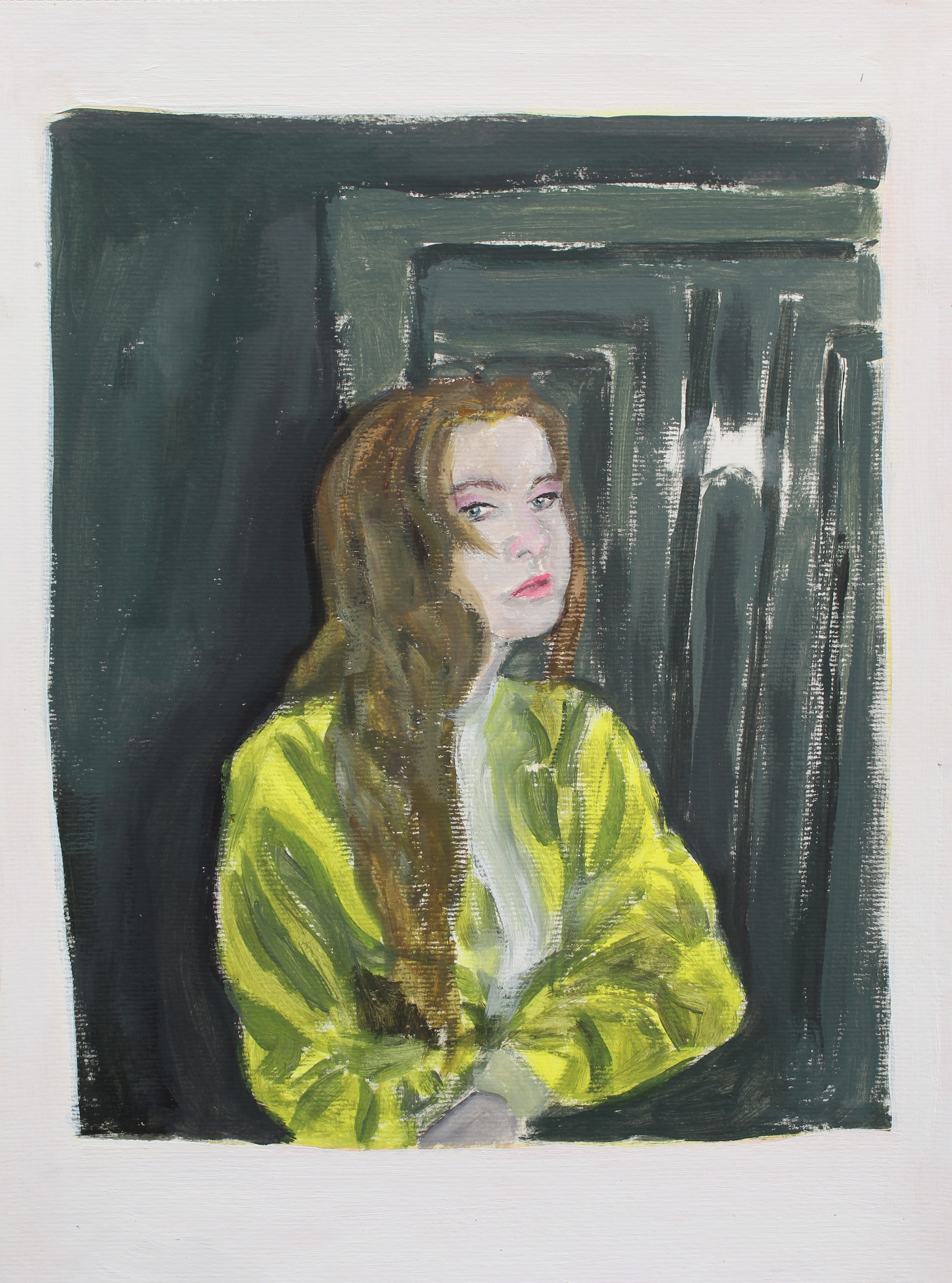 Paraphrase, Acrylic on paper, A3, 2021