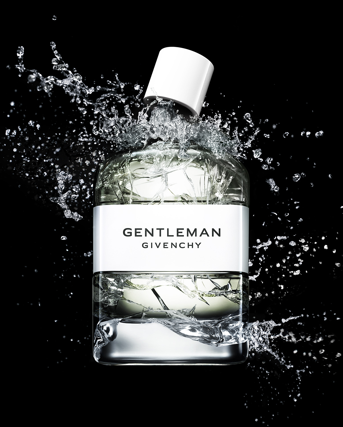Still Life Photographer Daniel Lindh captures a fantastic fragrance explosion for Givenchy Gentleman