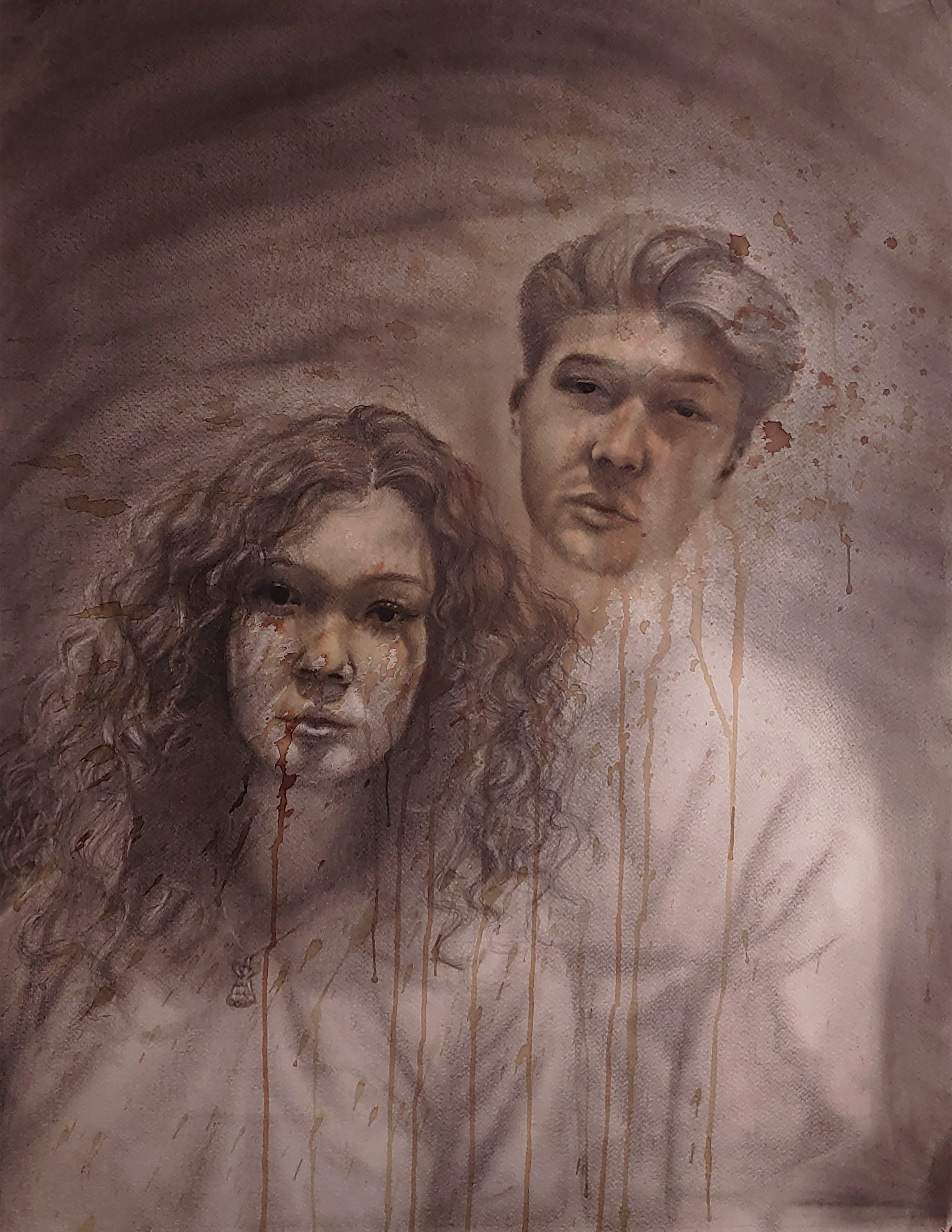 The Back Burner is Always Colder, graphite and charcoal, 2020