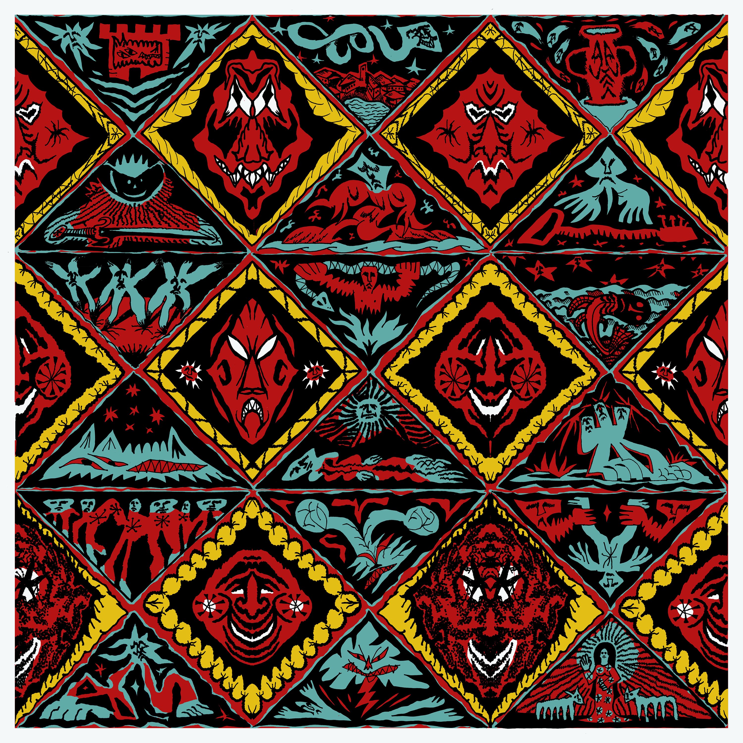 Txakurra Codexscreen print on paper, printed by 56Fili for Varsi Lab, edition of 40, 50x50cm, 2020