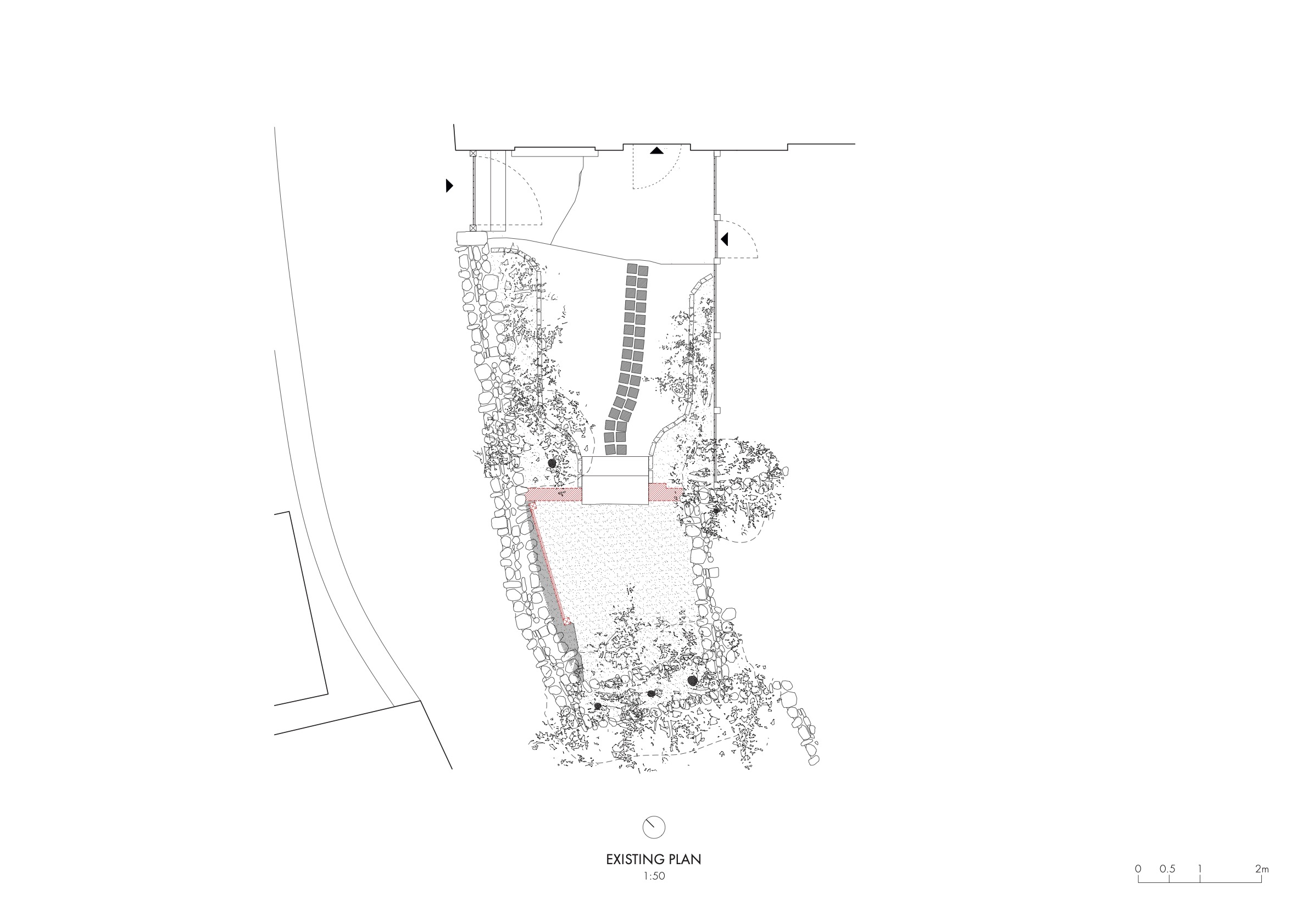 Existing site plan.