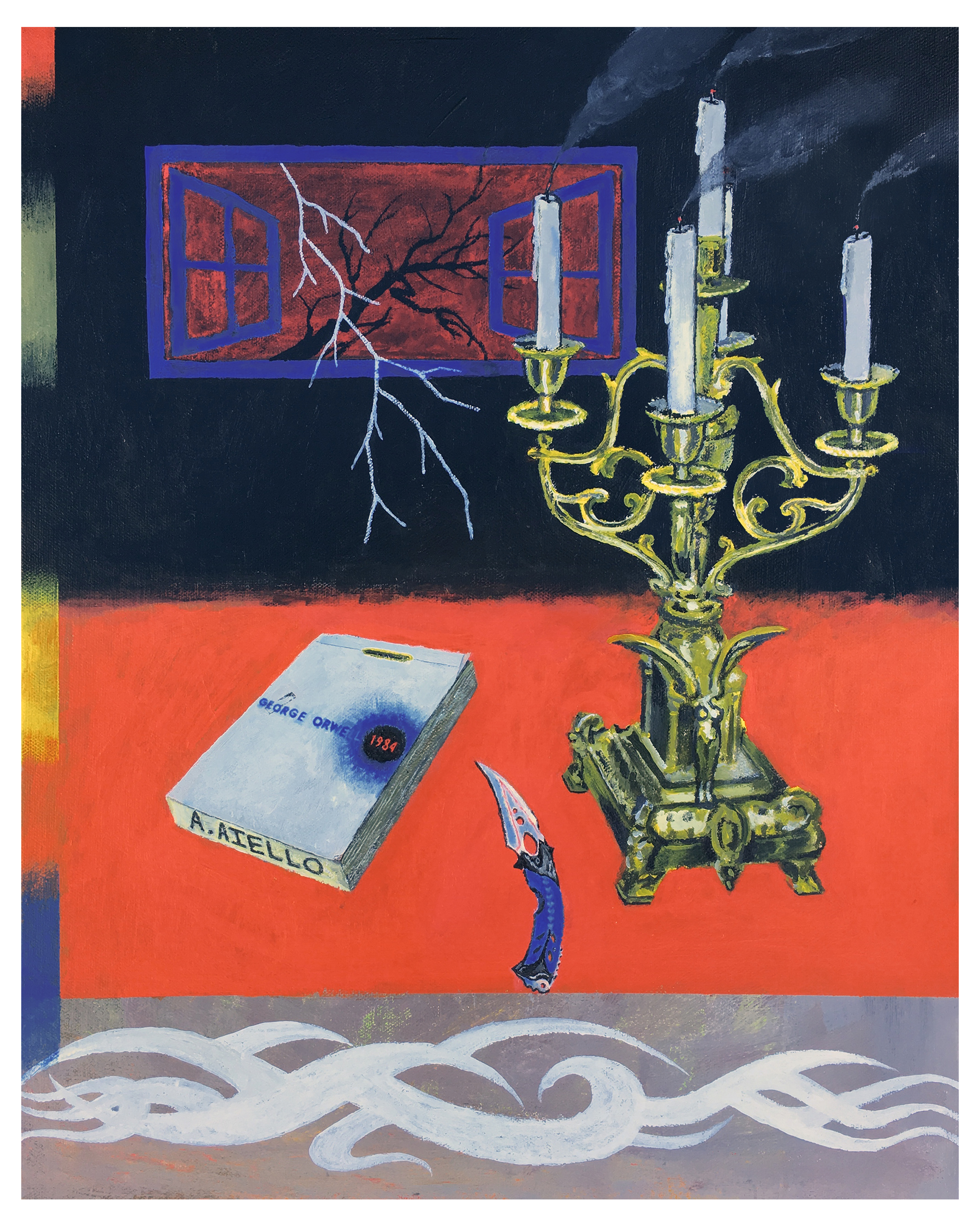 Spellbound, acrylic, 16" x 20"