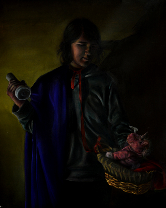 Victorious Goliath     27 x 34 Inches     Acrylic on Canvas    2016