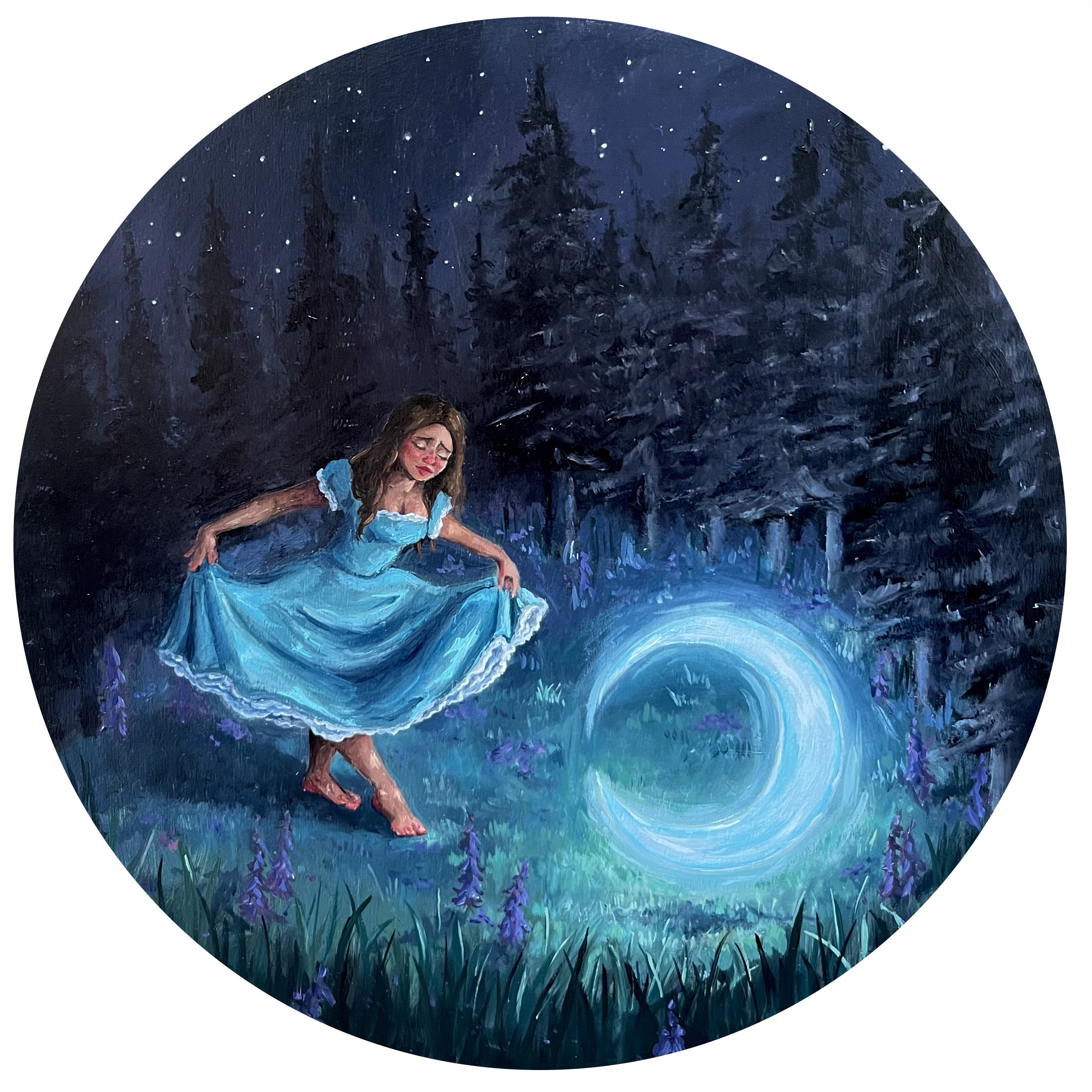 Moon Dance, Oil, 2023