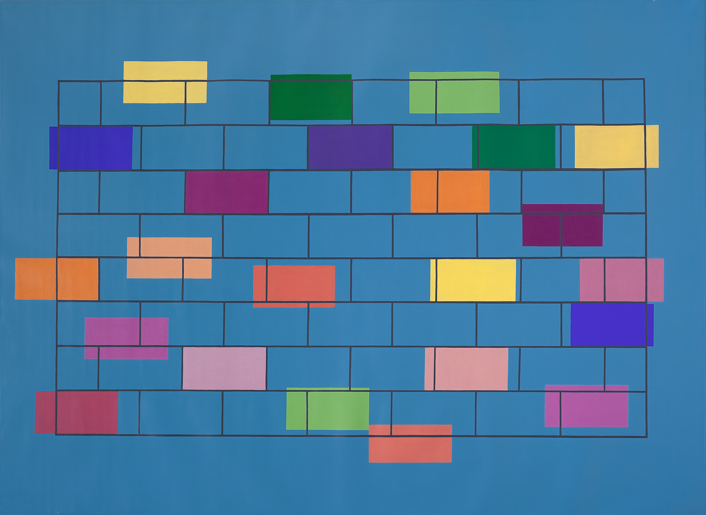 Untitled, 2004. Acrylic on canvas, 130 x 180 cm.