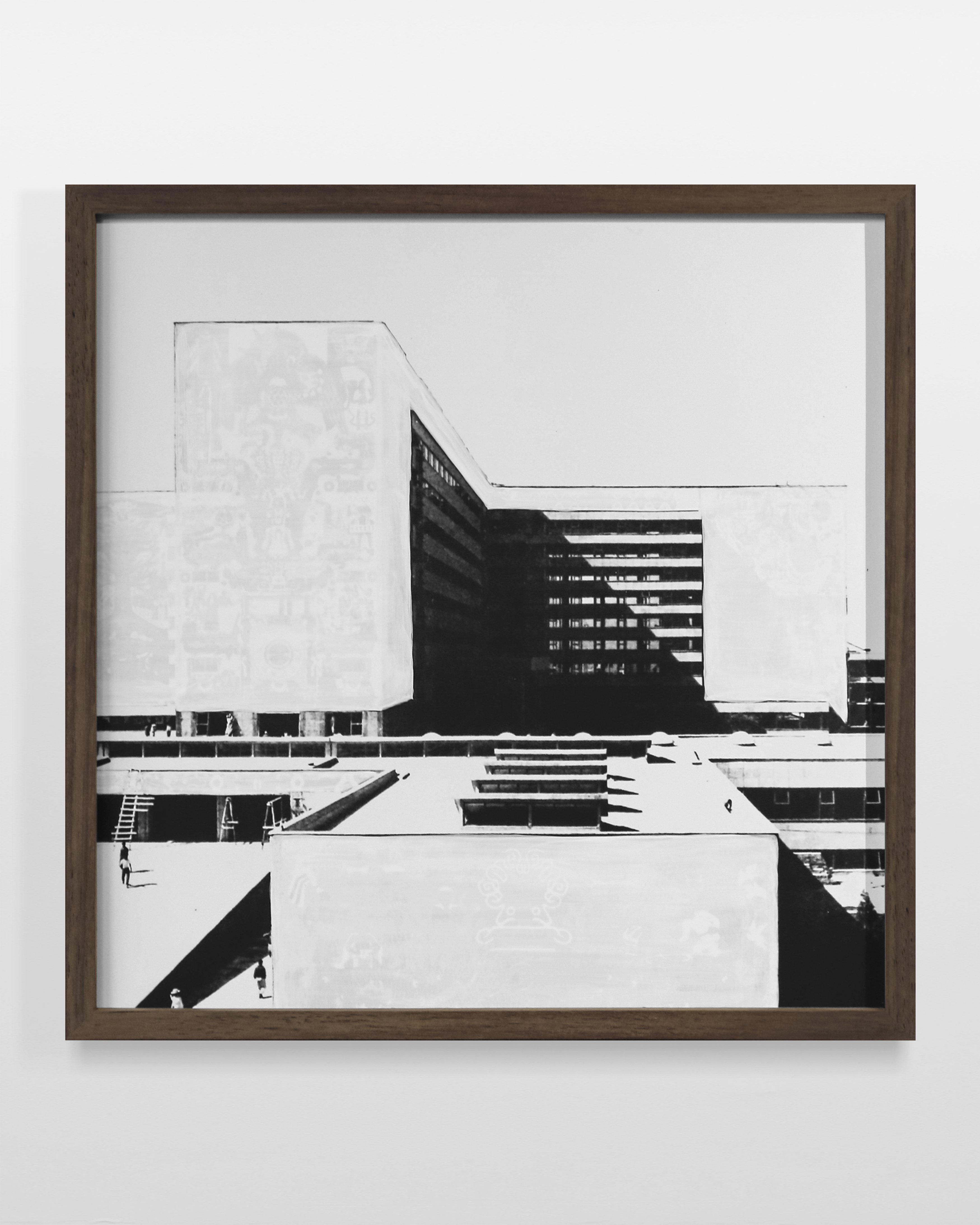 Ausencia plástica (08), 2018. Acrylic and inkjet on cotton paper Photo Rag Ultra Smooth 305 gsm. 20 x 30 cm.