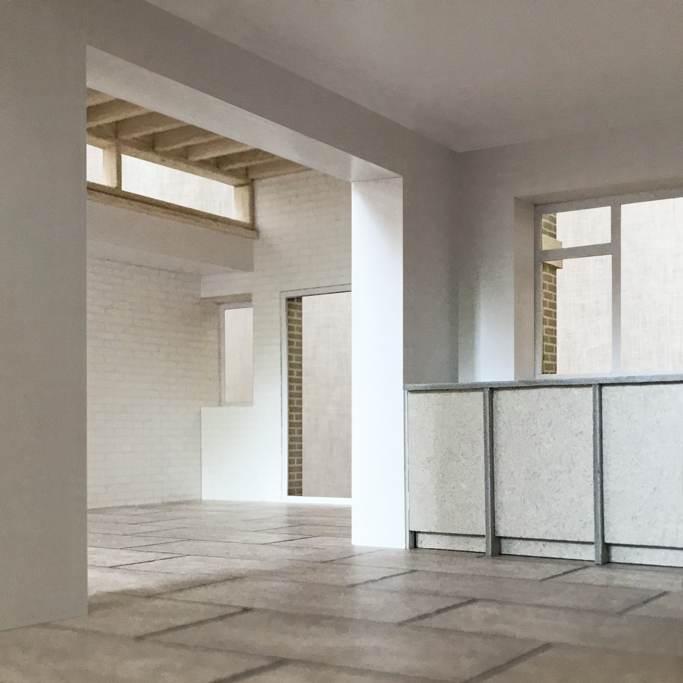 Large scale model of our Dulwich extension