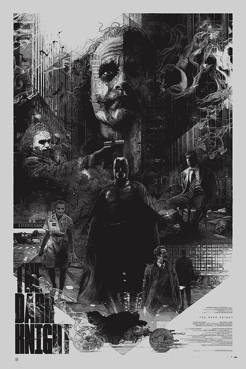 The Dark Knight Trilogy - Batman Legend Wall Mural