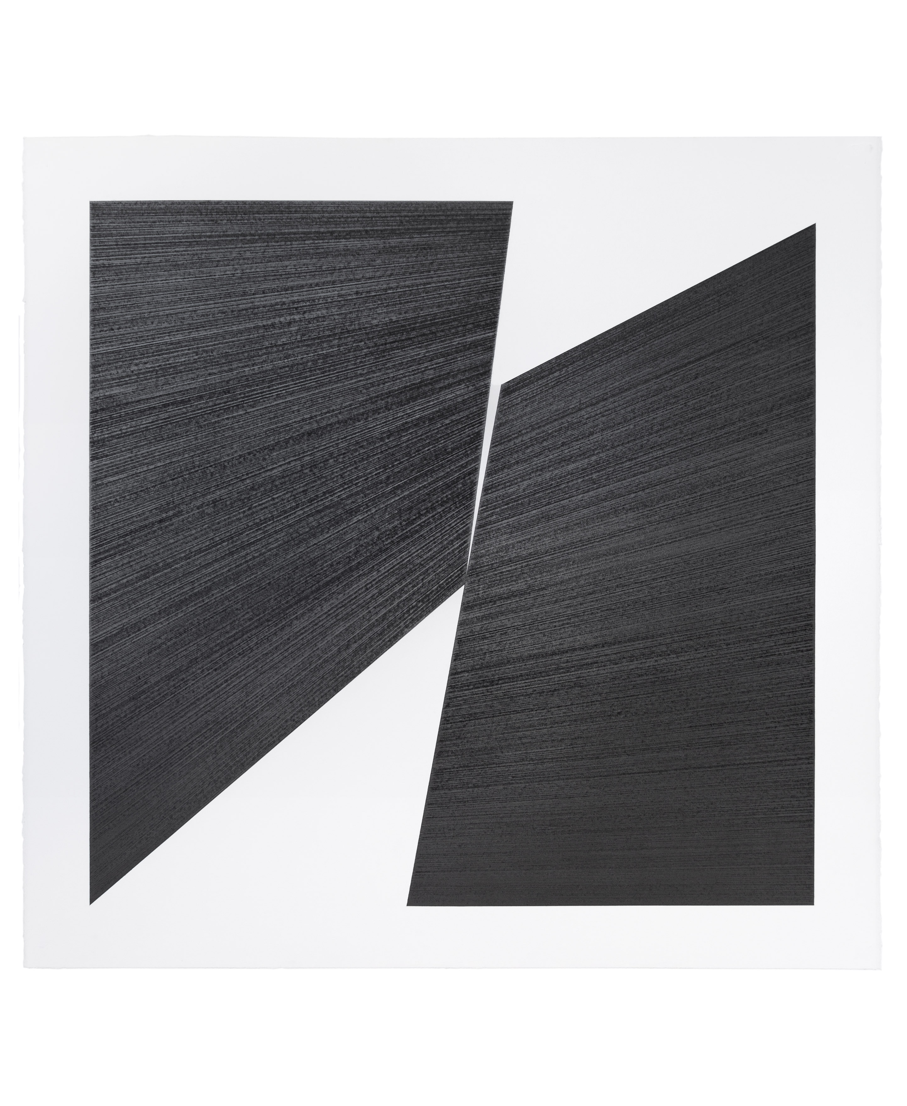 Equal Blocks IV, 2024graphite sur papier, 104,5x107cm© Samuel Chasseur