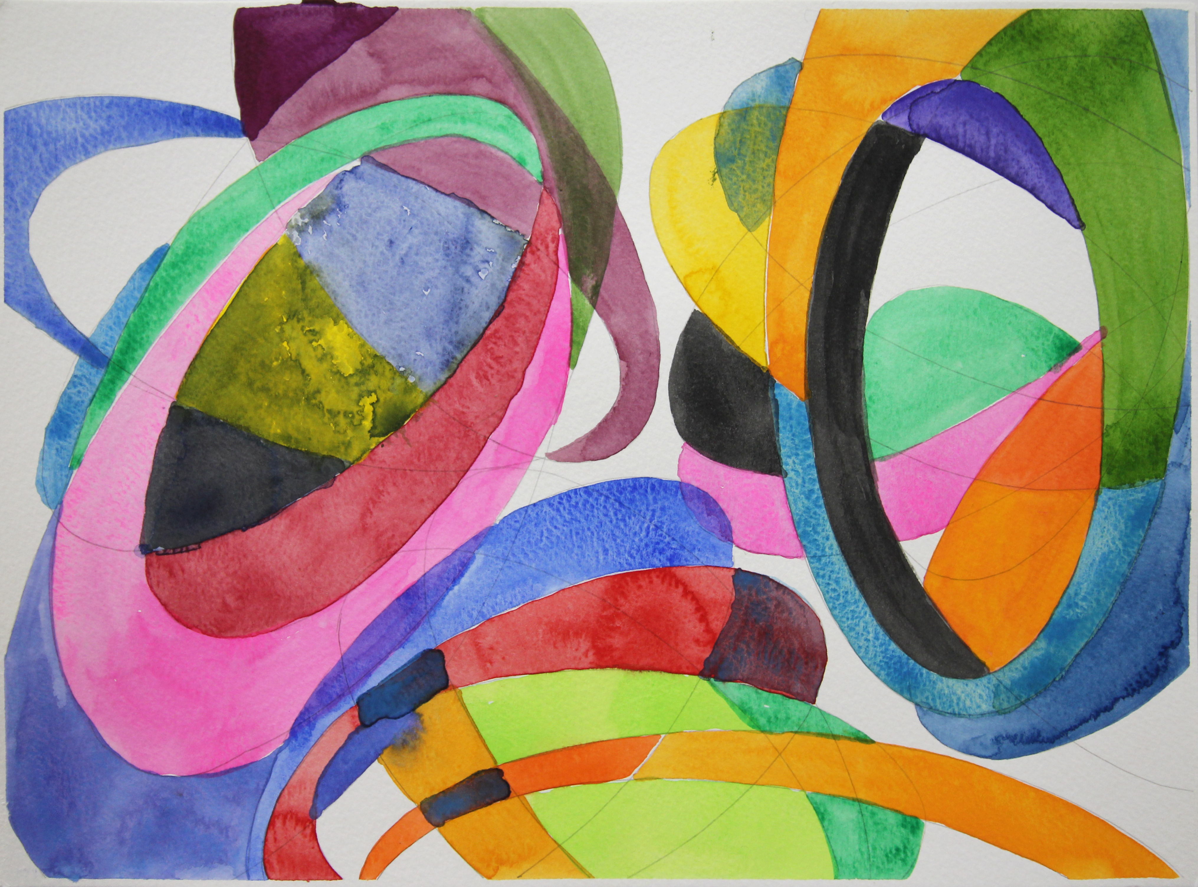 Sin t&iacute;tulo, 2024. Acuarela y l&aacute;piz sobre papel, 23 x 30,5 cm.