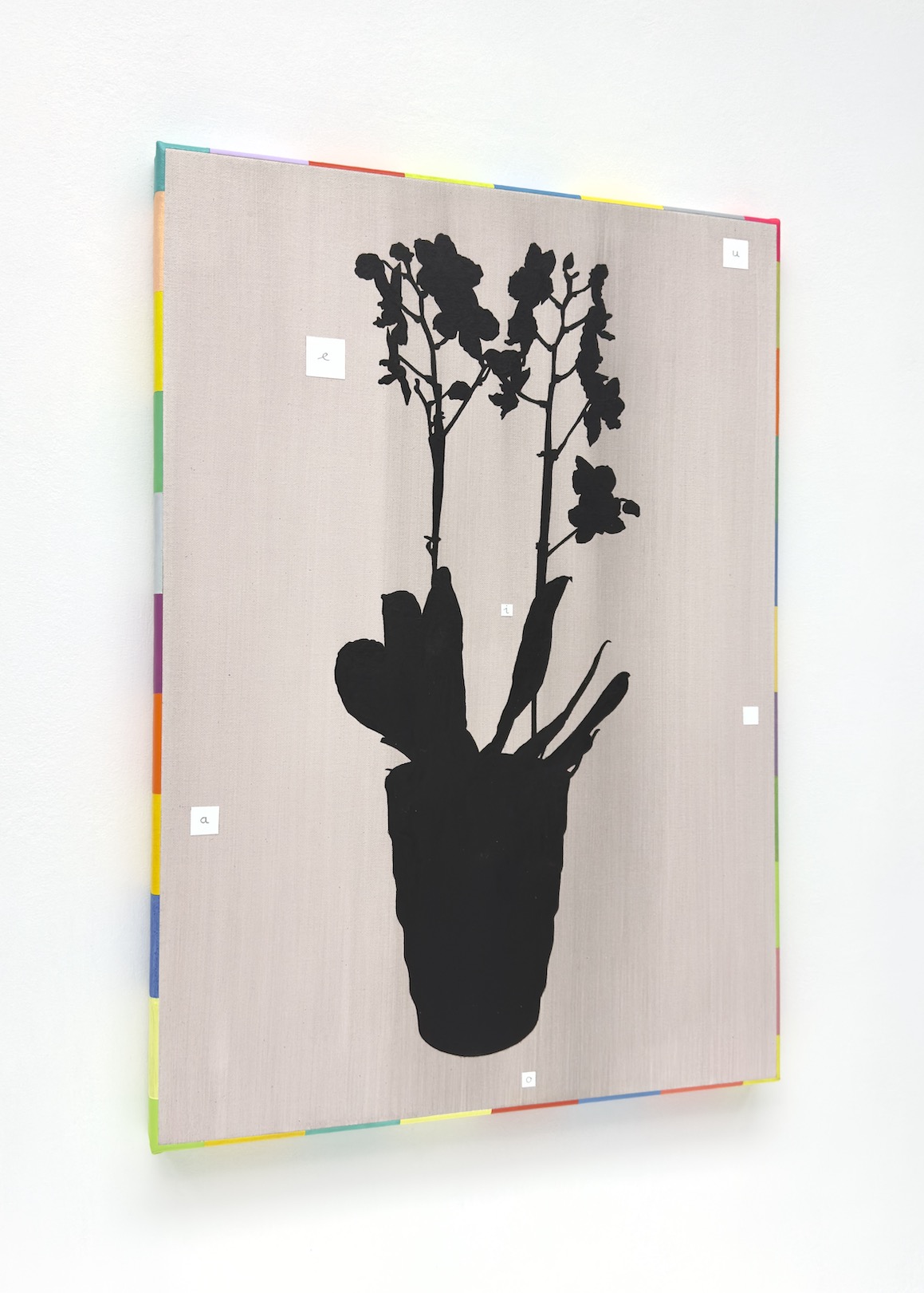 ‘As it may sound’, 2025, (conté) pencil and acrylic on canvas, 50 x 35 cm. 