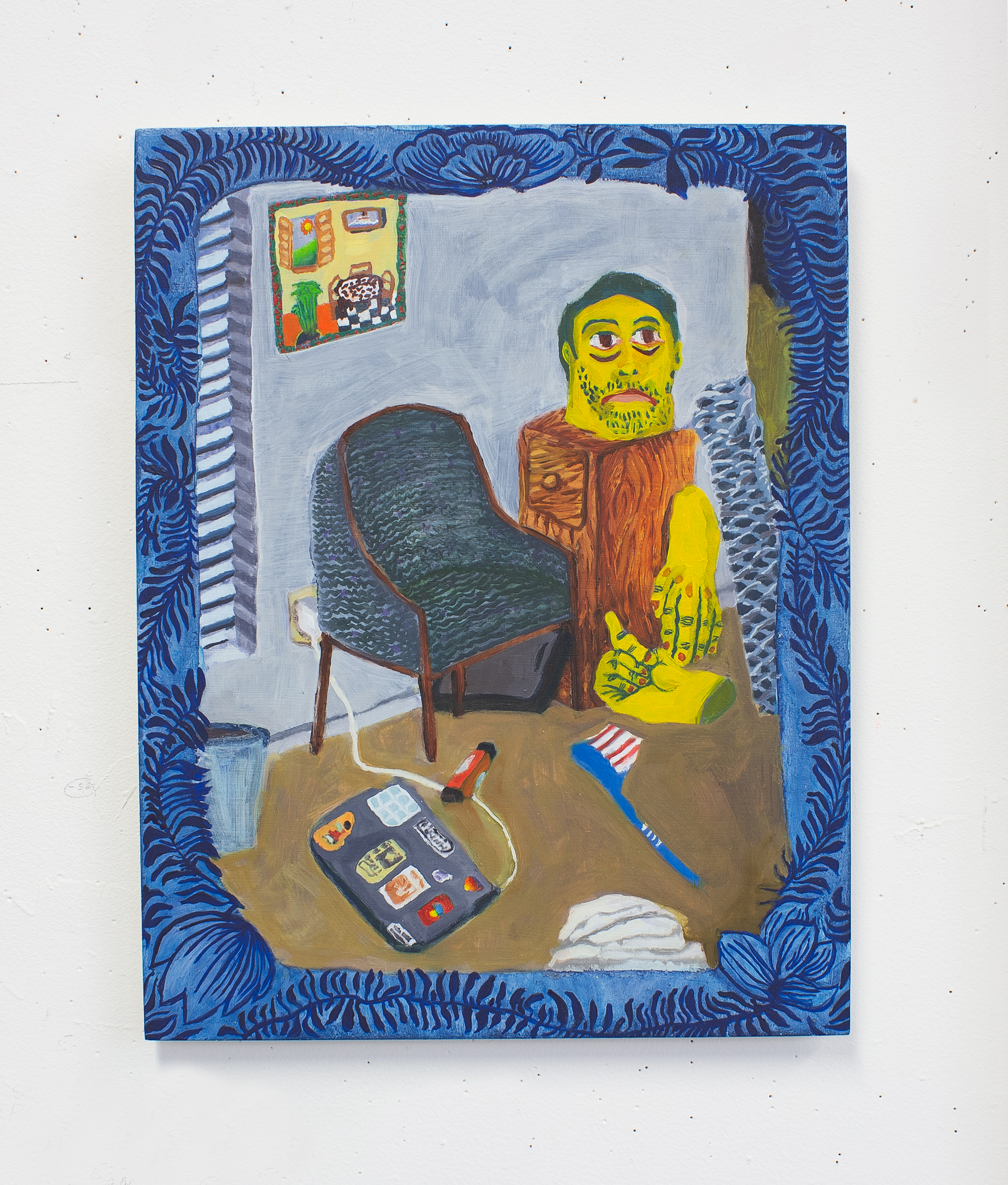 Bedroom, 12in x 15in, oil on panel, 2020