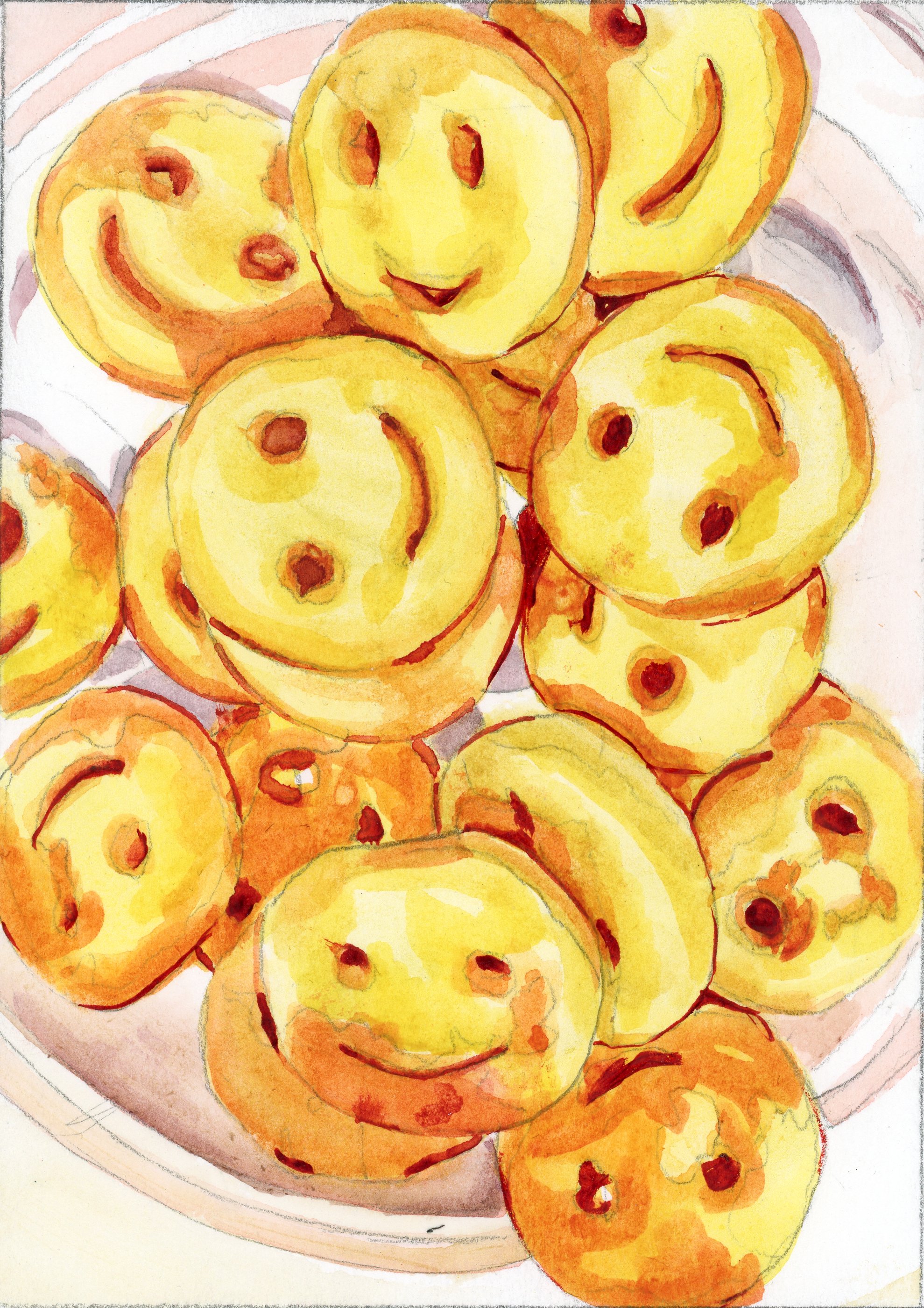 smiley tots 2024 watercolor