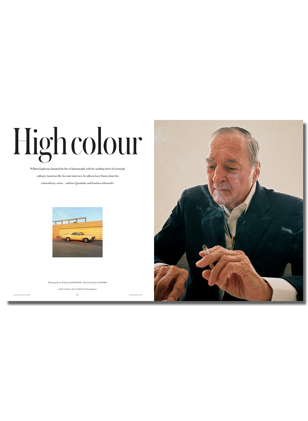 High Colour, William Eggleston, Telegraph Luxury, 2019