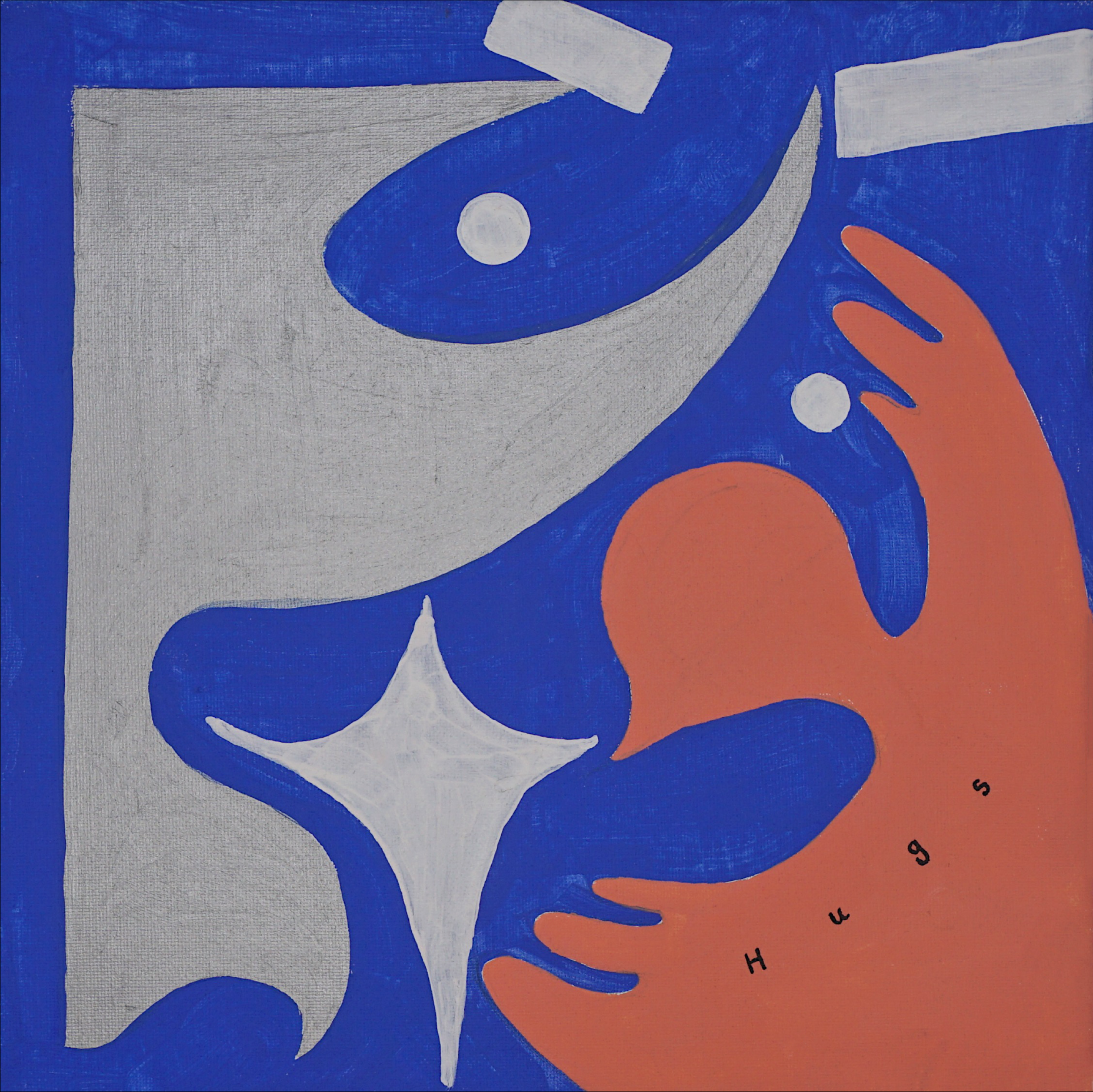 Hugs 30*30 cm Acrylic on Canvas Apr. 2022