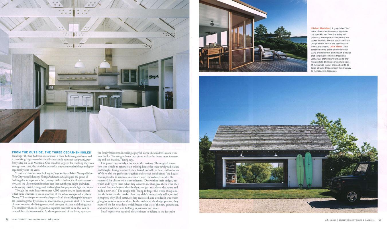 Hamptons Cottages Gardens Robert Young Architects